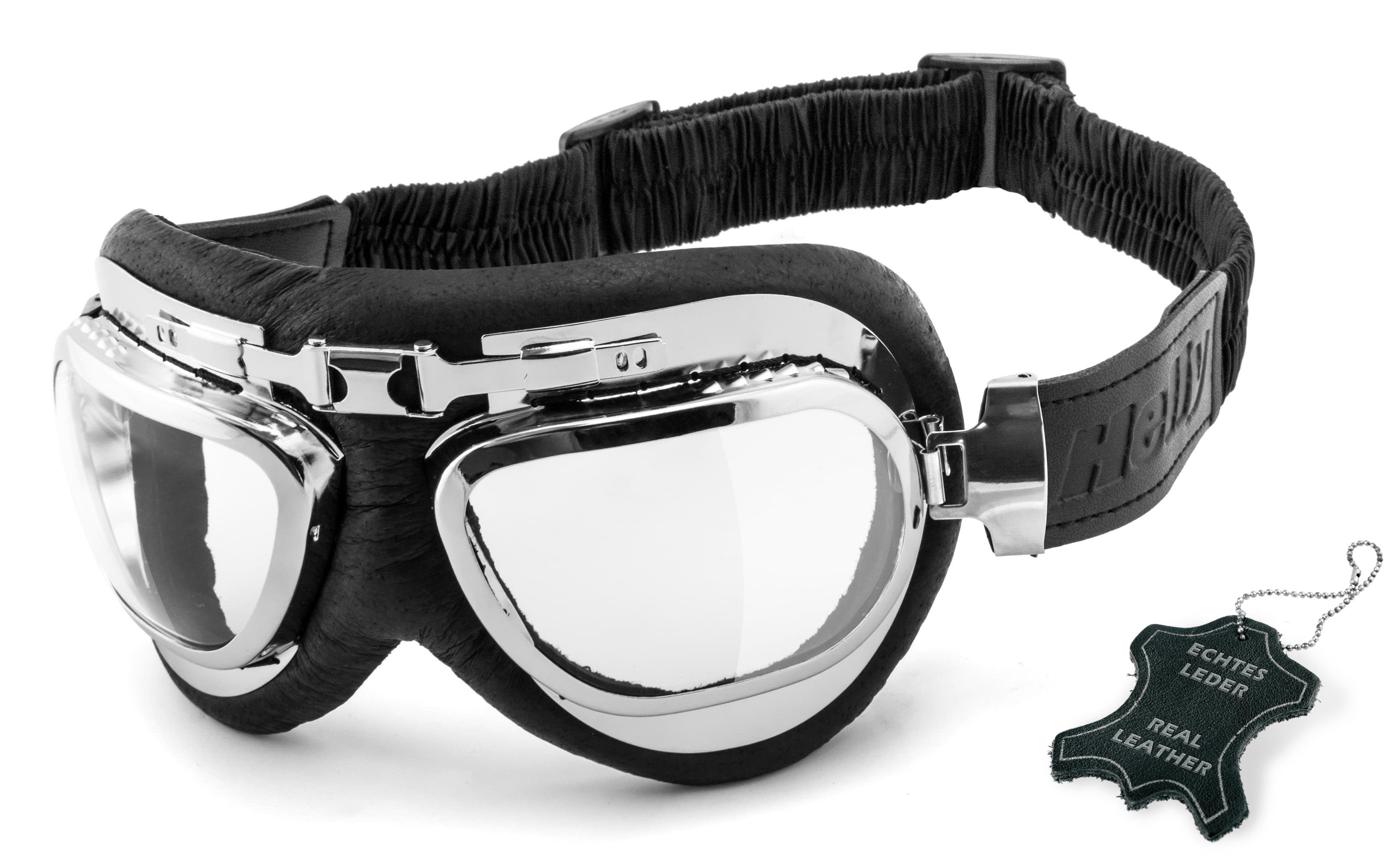 Helly - No.1 1390c, Motorradbrille Motorradbrille Bikereyes Kunststoff-Sicherheitsglas mit