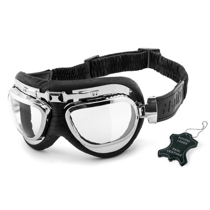 Helly - No.1 Bikereyes Motorradbrille 1390c Motorradbrille mit Kunststoff-Sicherheitsglas