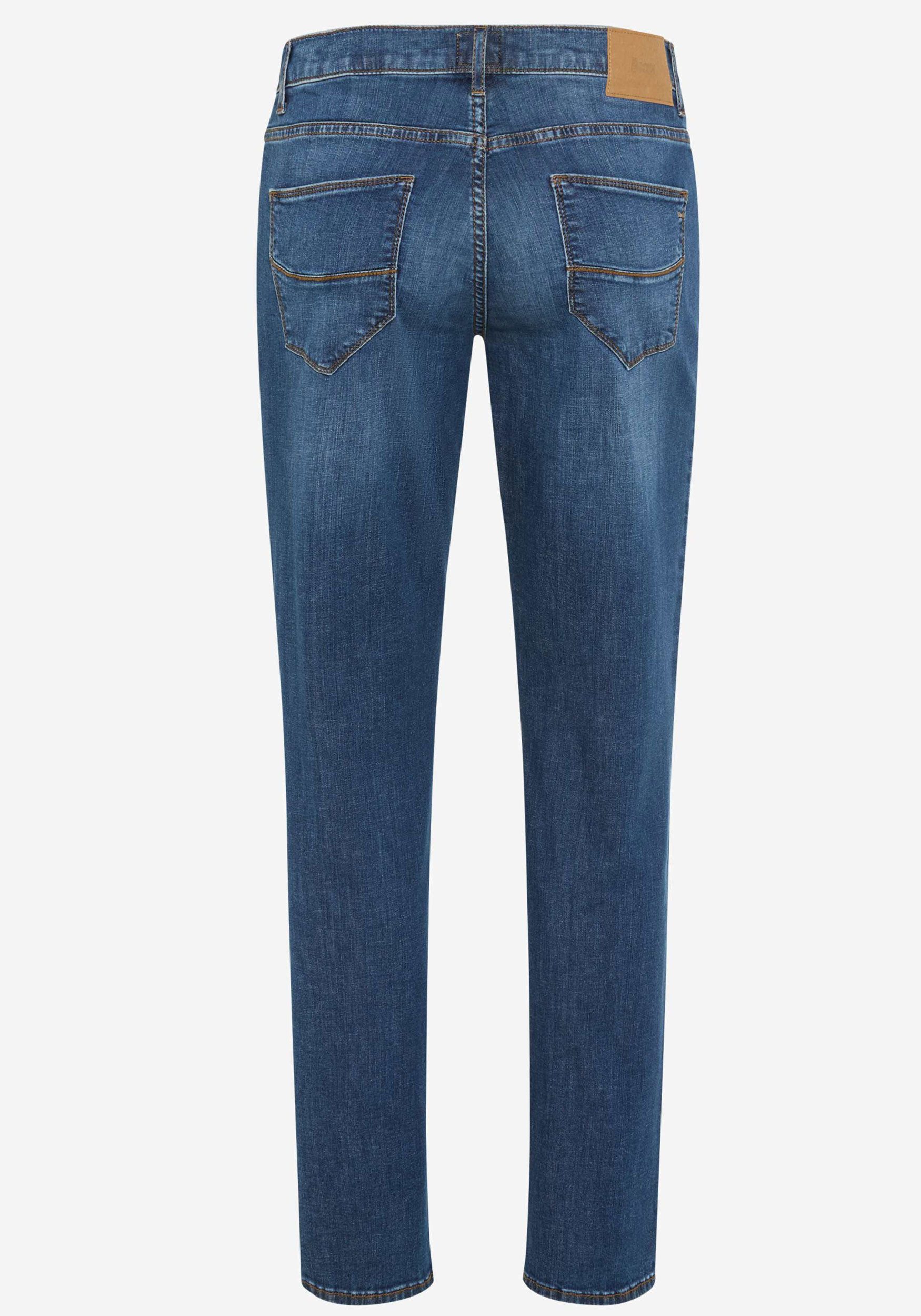 Brax 5-Pocket-Jeans CADIZ Straight Fit Sommerjeans - Stretch