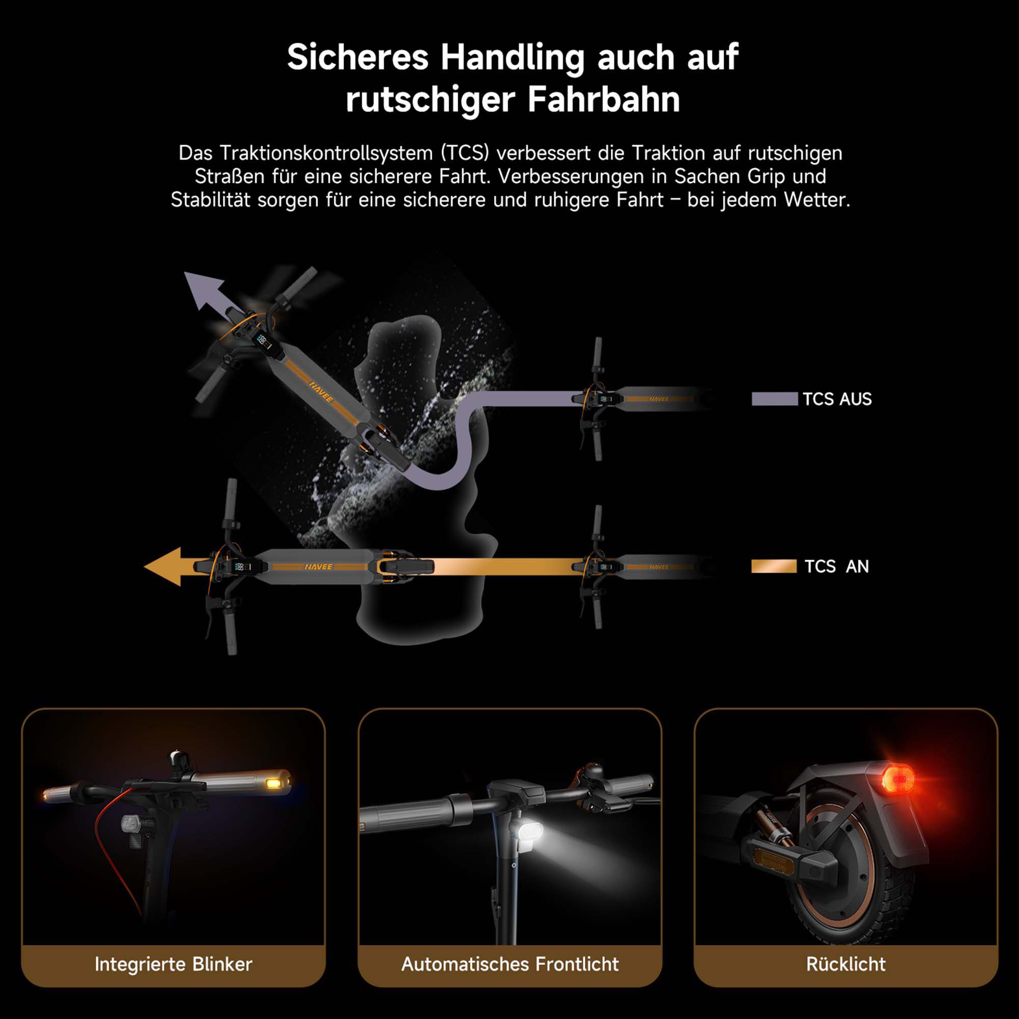 NAVEE E-Scooter GT3 Pro Electric Scooter (DE Version), 400 W, 20 km/h, (pack)