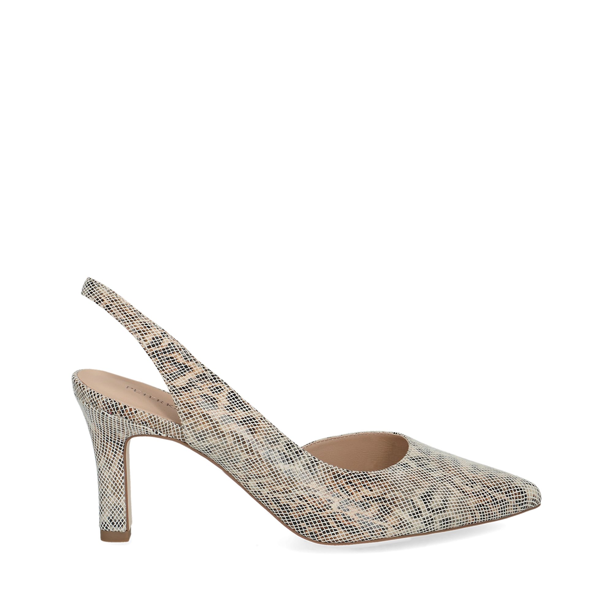 Peter Kaiser Peter Kaiser 79642 458, Peeptoes & Slingpumps, Braun kombiniert, Damen Peeptoepumps