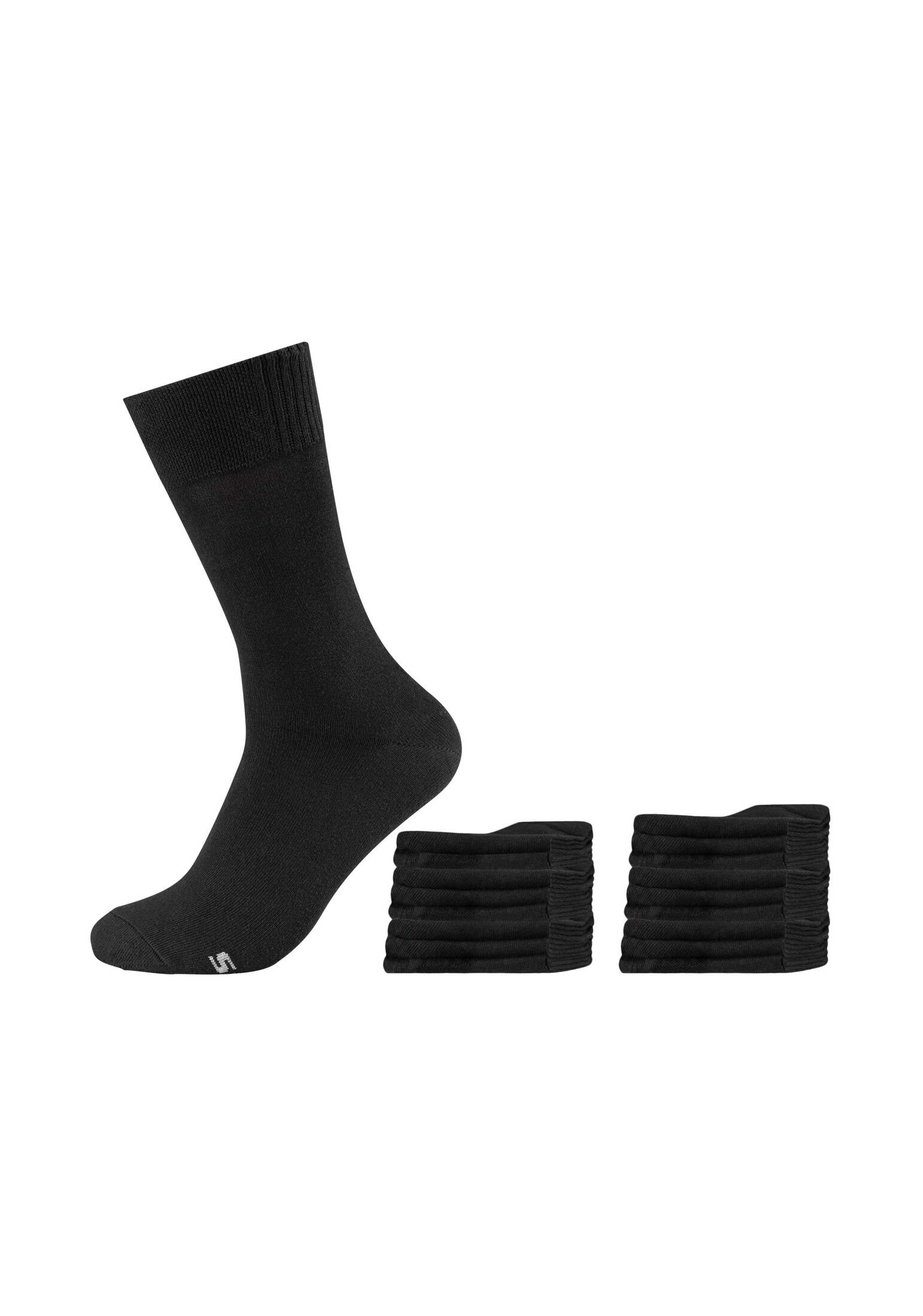 Socken mit Materialmix Skechers Aus Baumwollanteil 18er hohem angenehmem Pack, Socken
