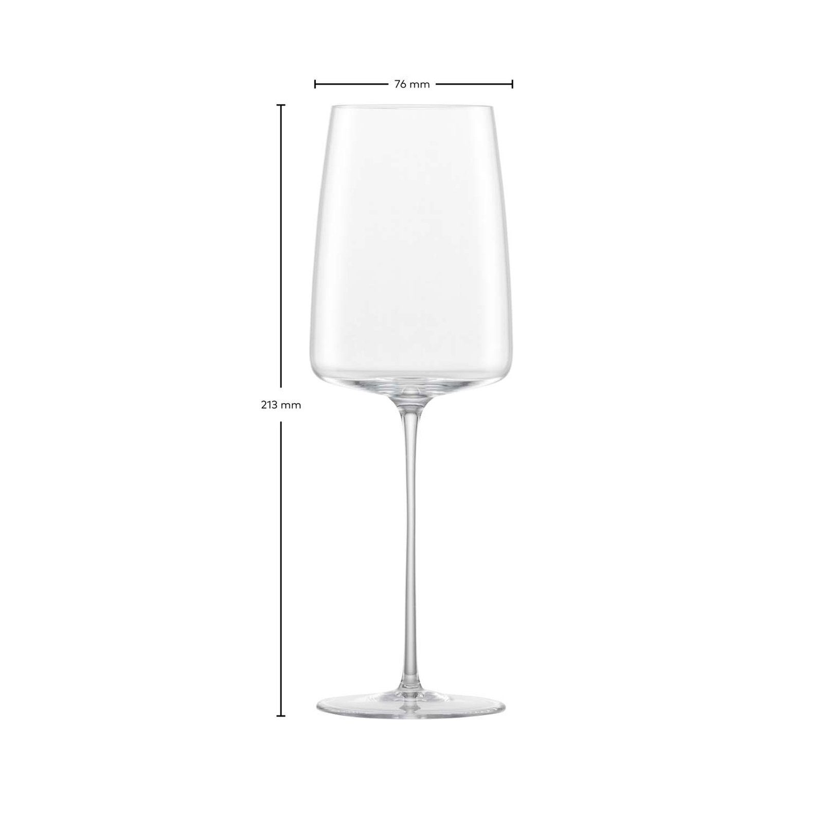 Zwiesel Glas Weinglas Simplify Weingläser leicht & frisch 382 ml 2er Set, 2-tlg., Glas