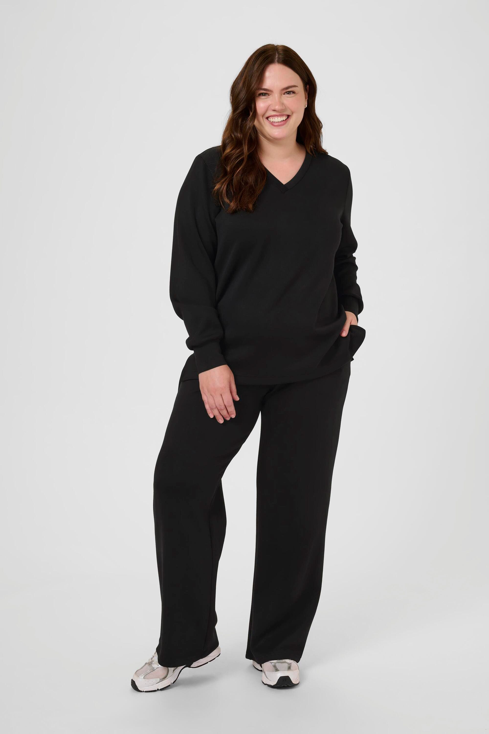 KAFFE Curve Fleecepullover Sweatshirt KCannita plus