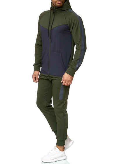 OneRedox Jogginganzug »1053AC« (Sportanzug Jogger Trainingsanzug, im modischem Design), Fitness Freizeit Casual