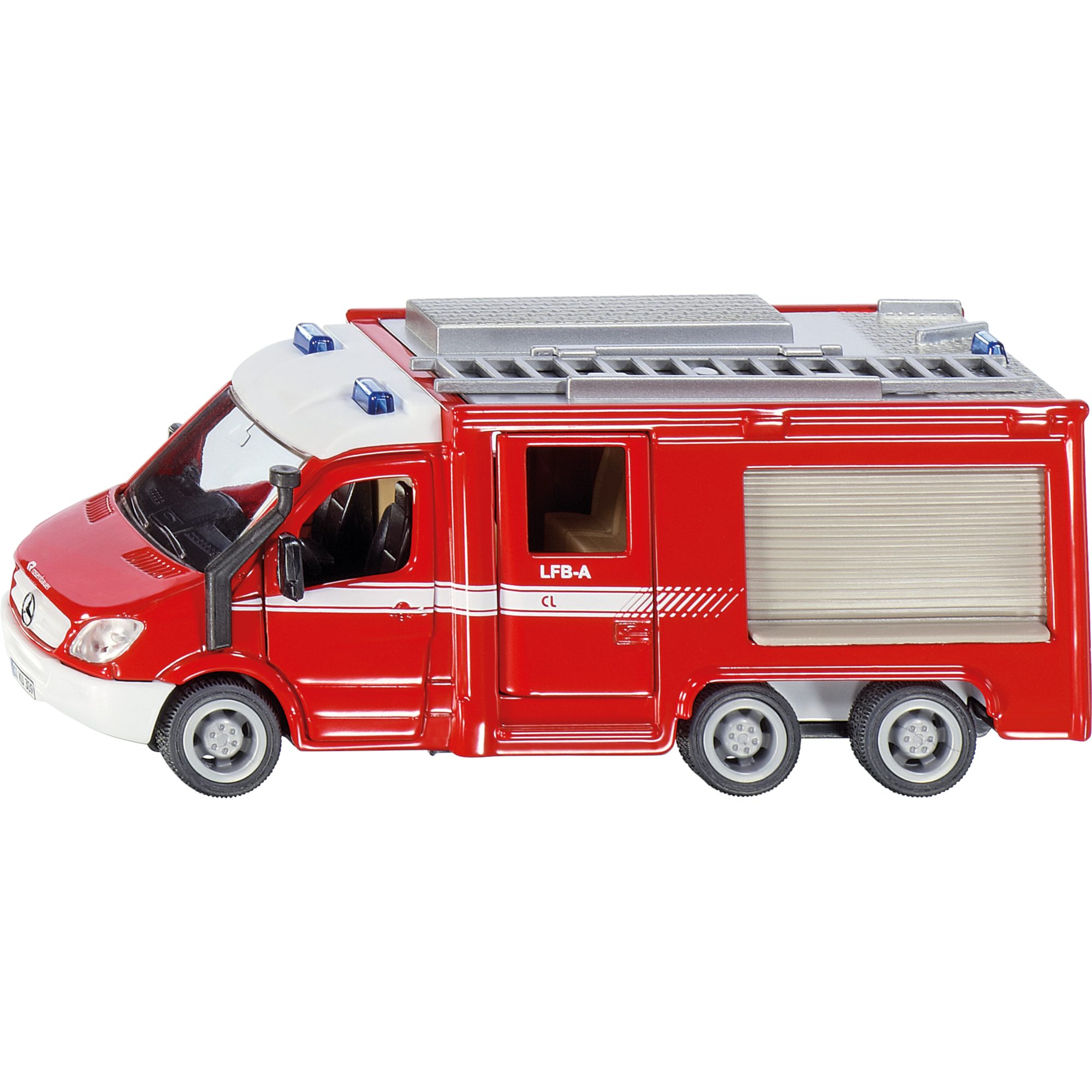 Siku Spielzeug-Auto SUPER Mercedes-Benz Sprinter 6x6 Feuerwehr