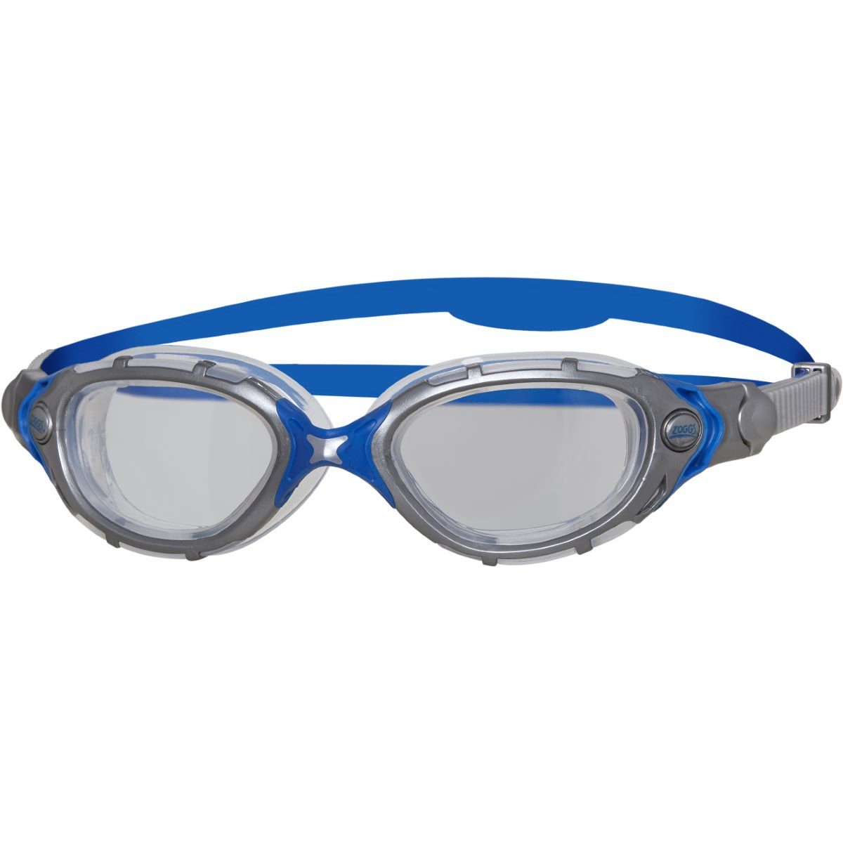 Zoggs Schwimmbrille Predator grey blue clear 11CN