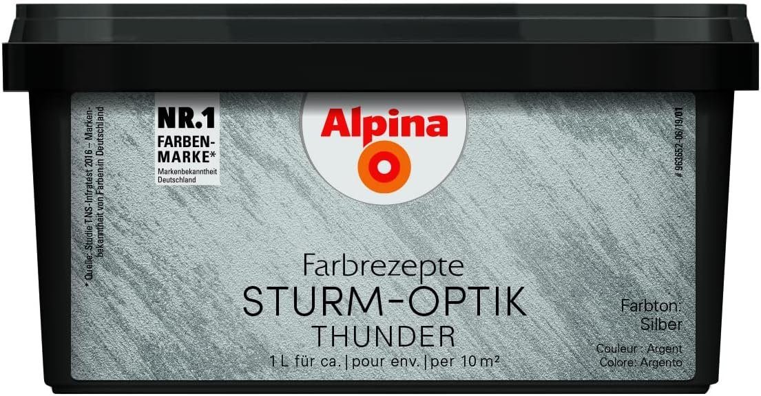 Alpina Wandfarbe Farbrezepte Sturm Optik