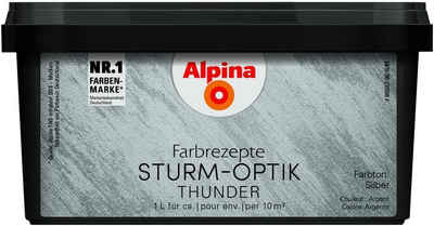 Alpina Wandfarbe Farbrezepte Sturm Optik