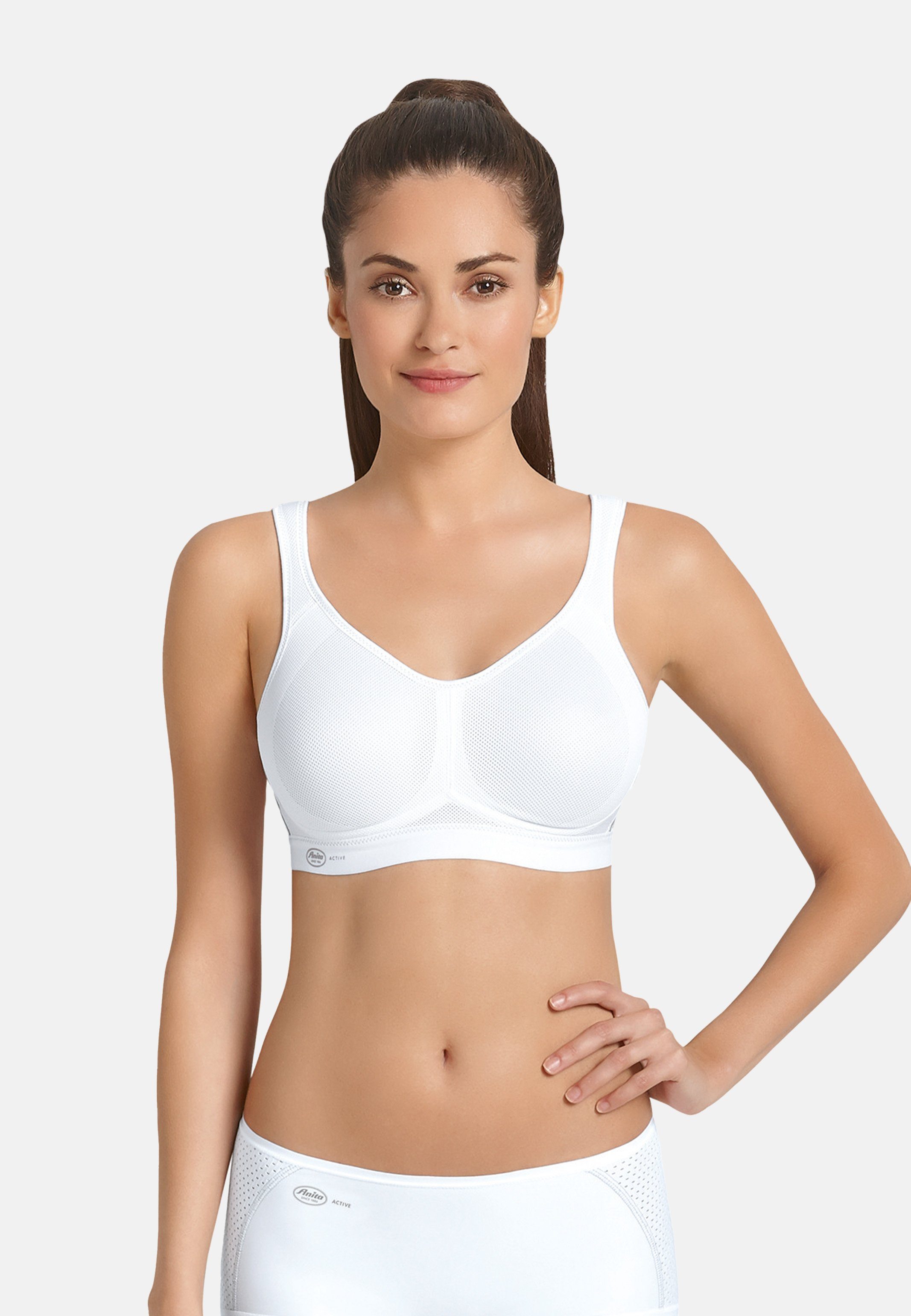 Anita Active Anita Sport-BH Air Control (1-tlg) Sport-BH - Atmungsaktiv - Nahtlose vorgeformte Cups Weiß