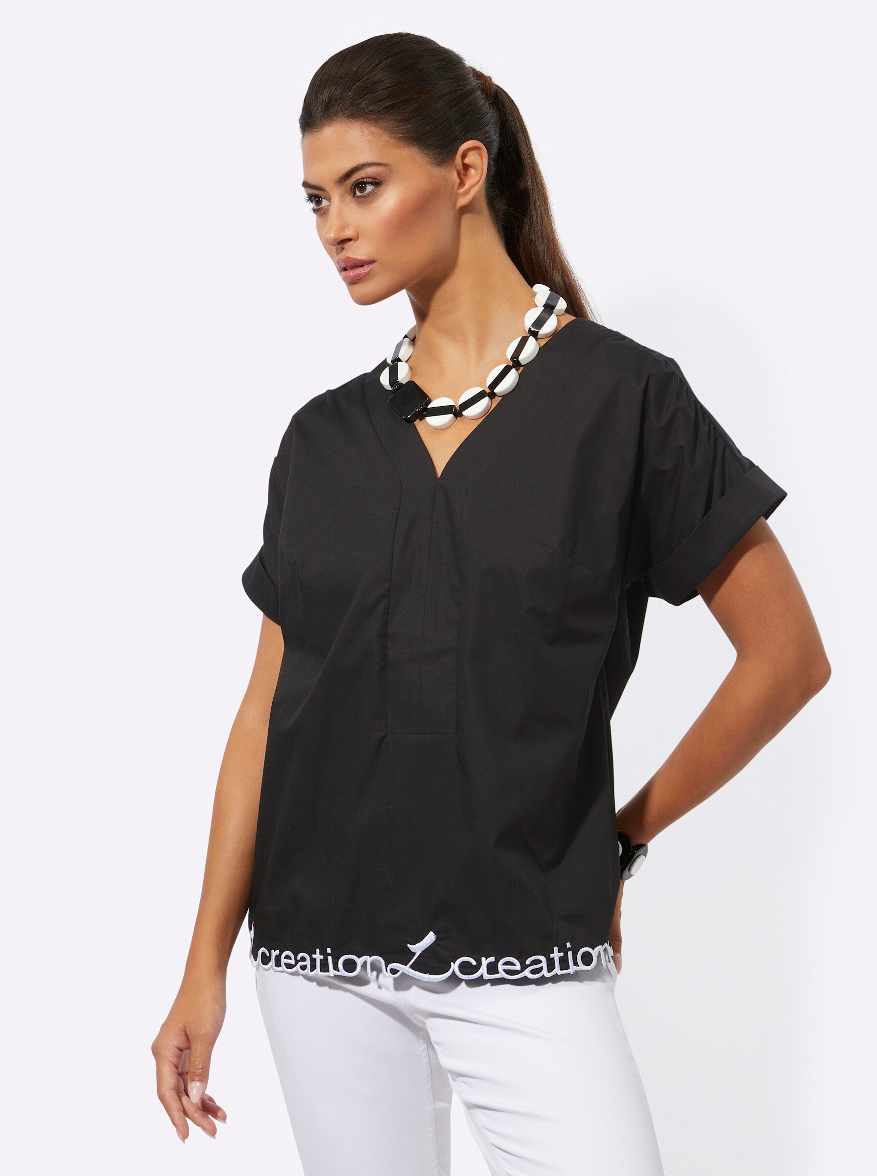 Klassische Bluse Baumwollbluse