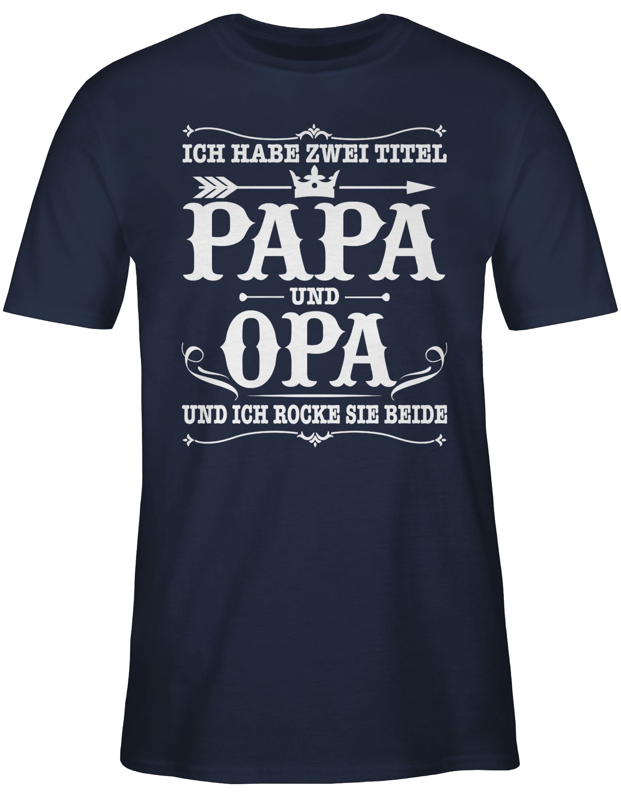 Shirtracer T-Shirt Ich habe zwei Titel günstig online kaufen