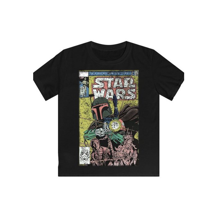 F4NT4STIC T-Shirt Star Wars Boba Fett Comic Unisex Kinder Premium Merch Jungen Mädchen Bedruckt
