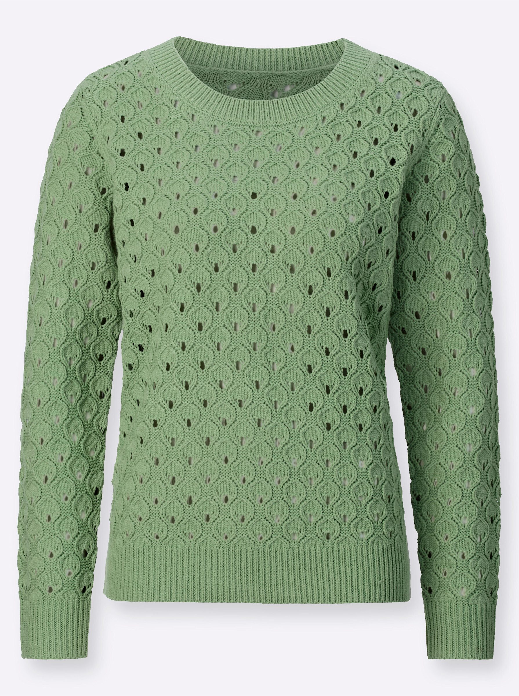 Sieh an! Strickpullover Ajourpullover günstig online kaufen