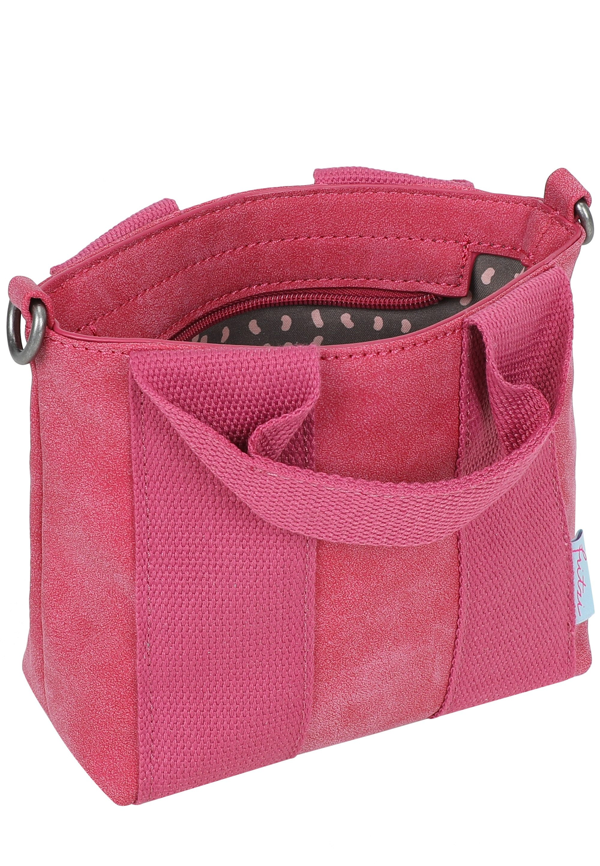 Fritzi aus Preußen Schultertasche Fritzi Bini Jive Blackini, mit breiten Webbing-Schulterriemen
