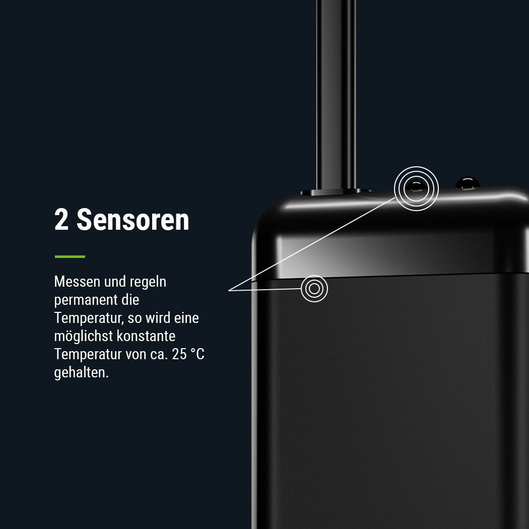 DENNERLE Regelheizer Nano Heater Constant, (Aquariumheizer), Bruchfest, für Süßwasser & Meerwasser