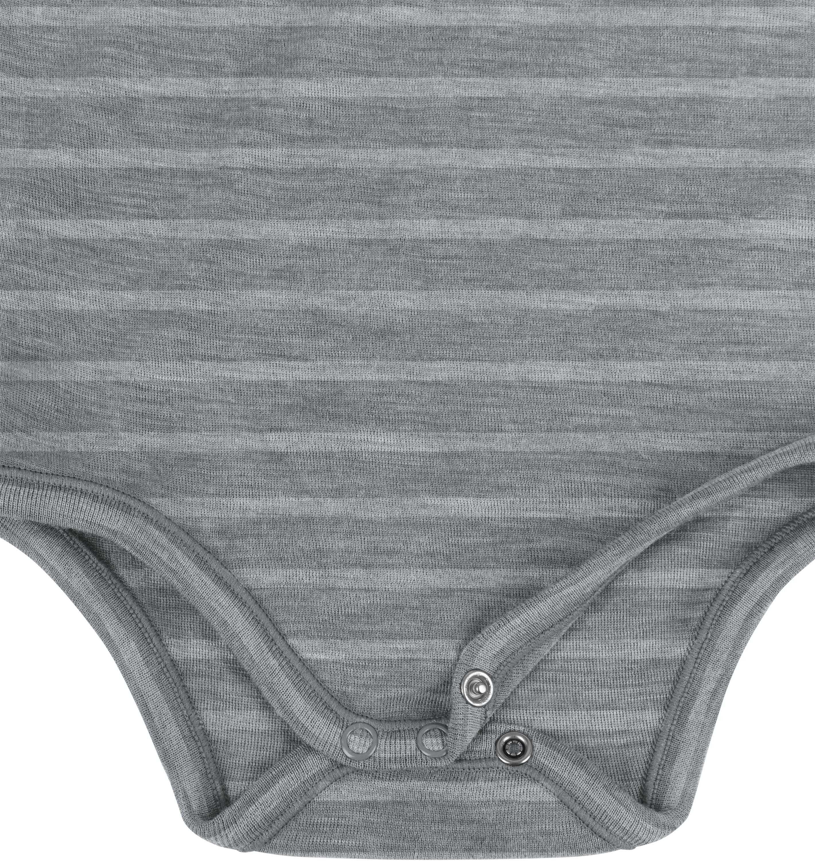 normani Langarmwickelbody Baby Merino Body Langarm Auckland Langarm Body mit Umschlag - Strampler Einteiler aus 100 % Merinowolle