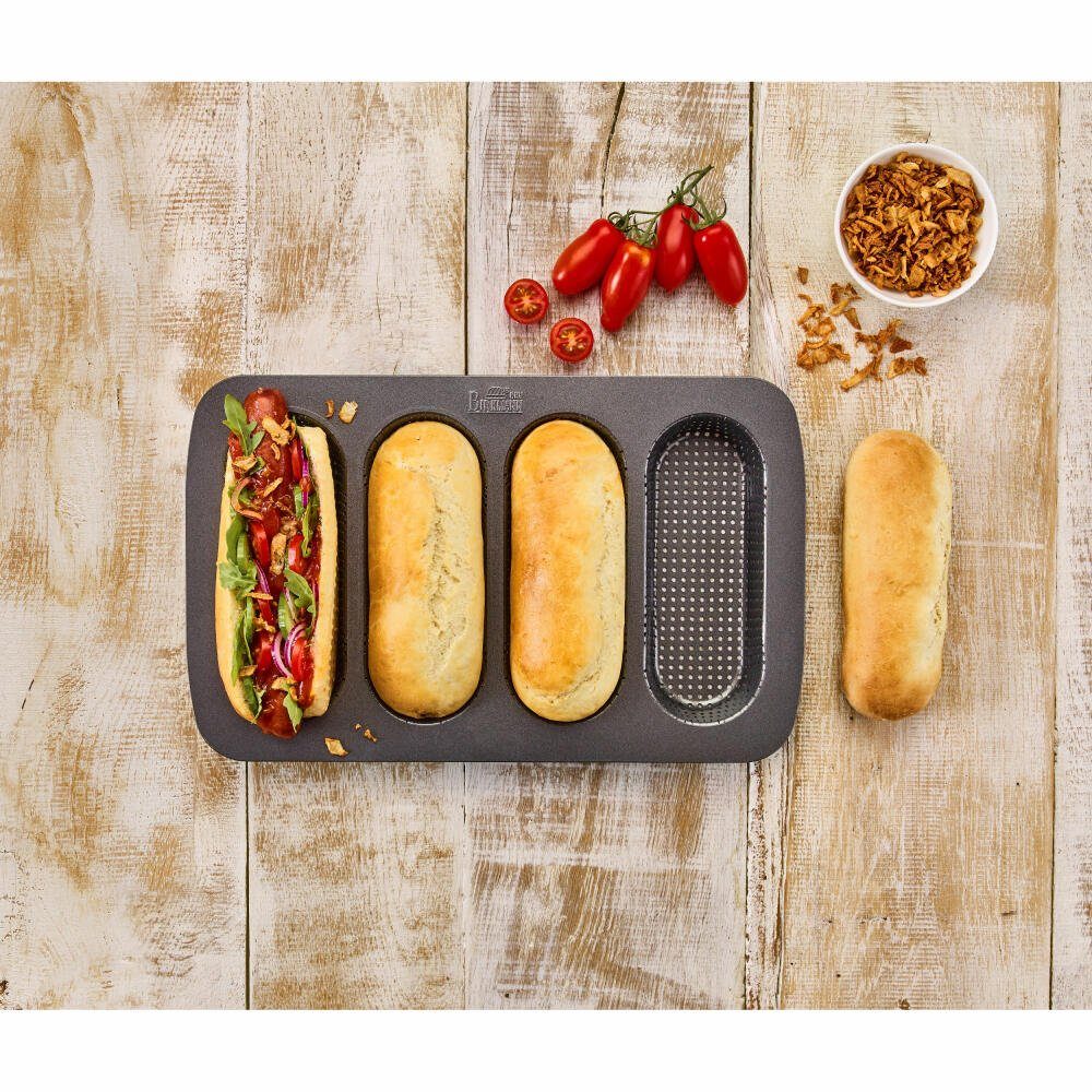 Birkmann Brotbackform Laib und Seele Hot Dog Brötchen