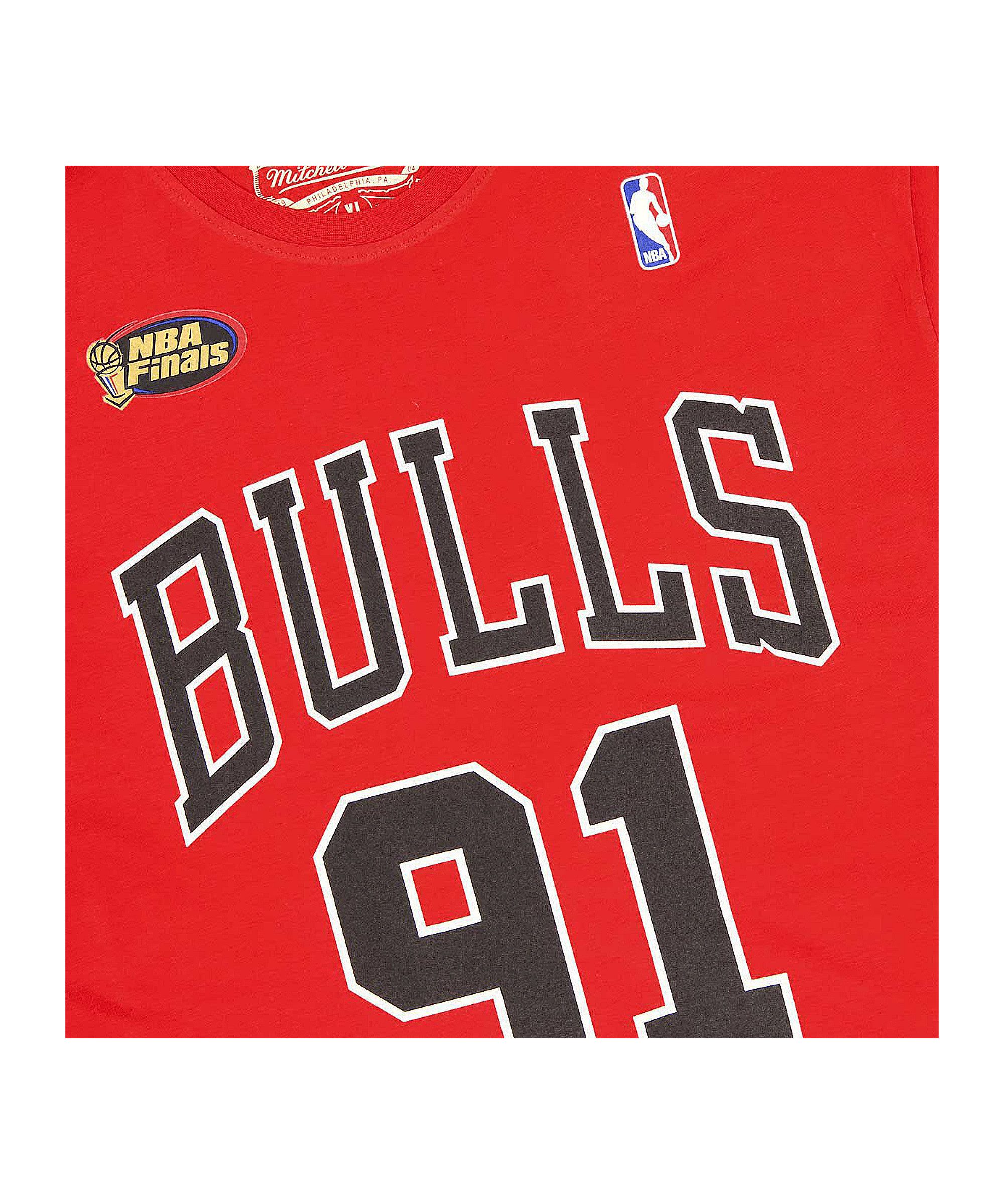 Mitchell & Ness T-Shirt Mitchell and Ness Dennis Rodman T-Shirt Polyester
