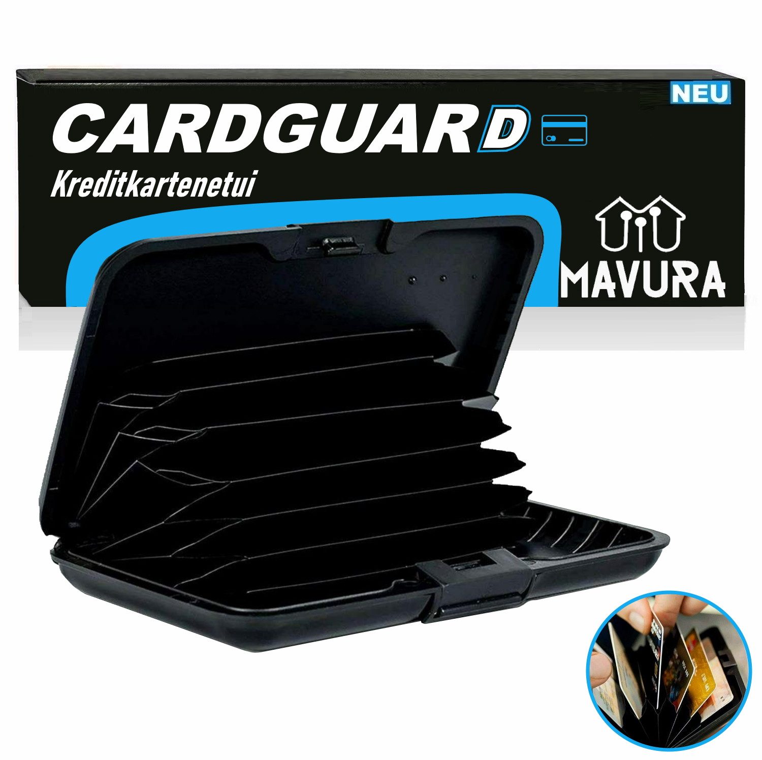 MAVURA Kartenetui CARDGUARD Kreditkartenetui Aluminium RFID günstig online kaufen