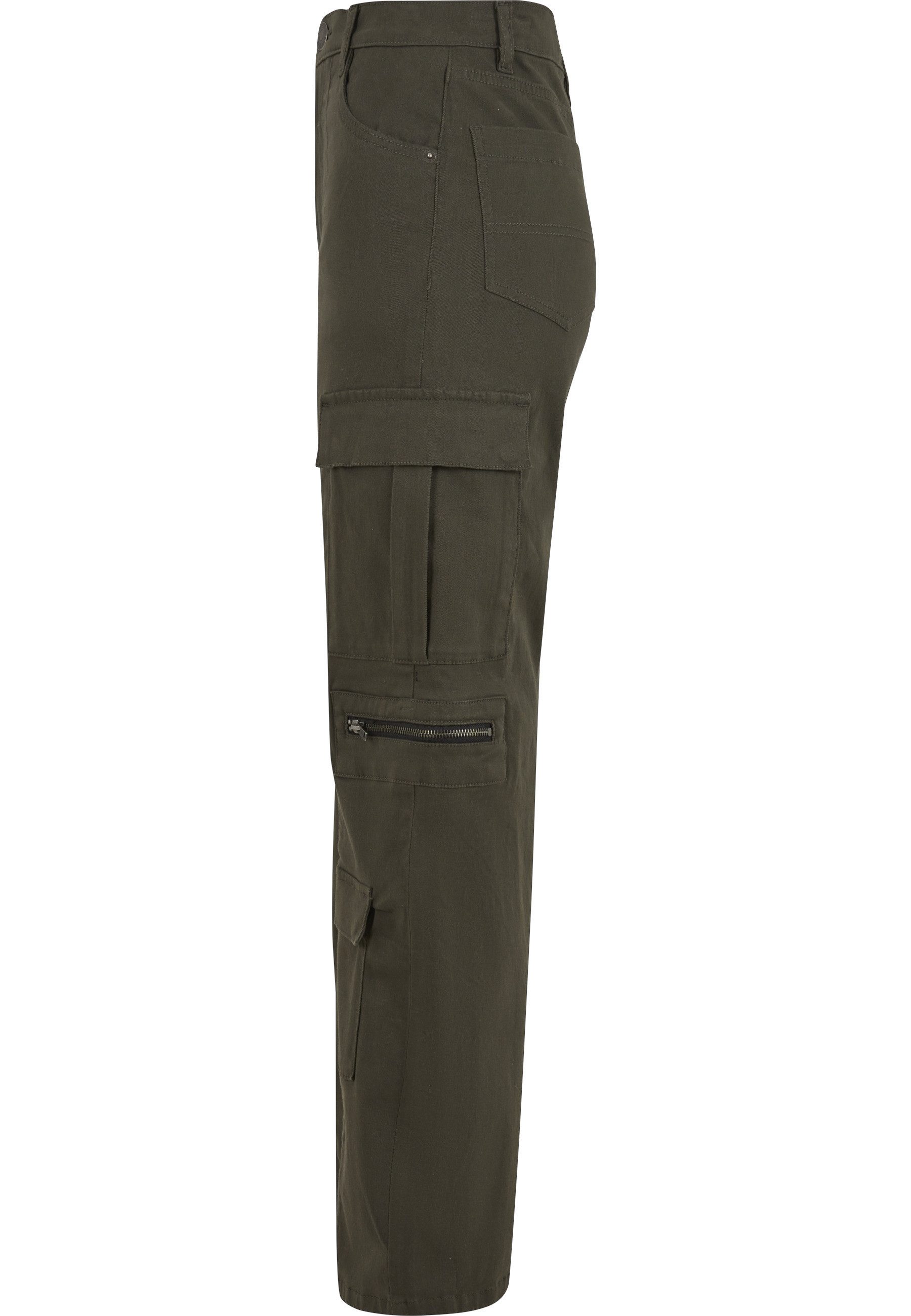 URBAN CLASSICS Stoffhose Urban Classics Ladies Loose Utility Stretch Twill Pants (1-tlg)