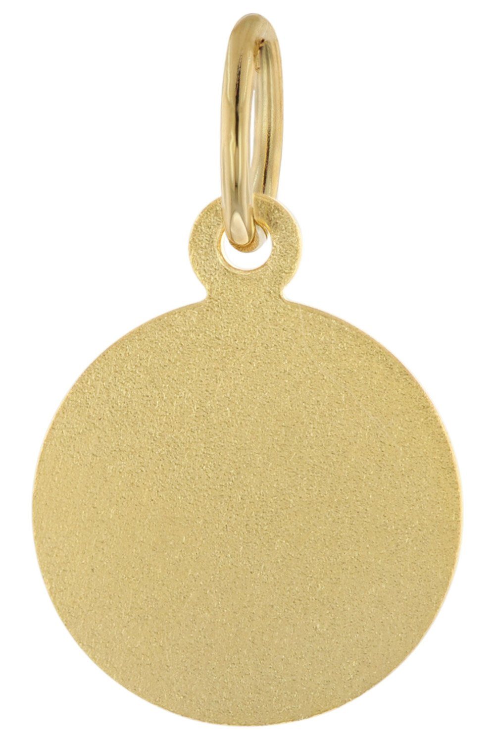 Kette Schutzengel 333 trendor Silberkette mit vergoldeter mit Gold Anhänger