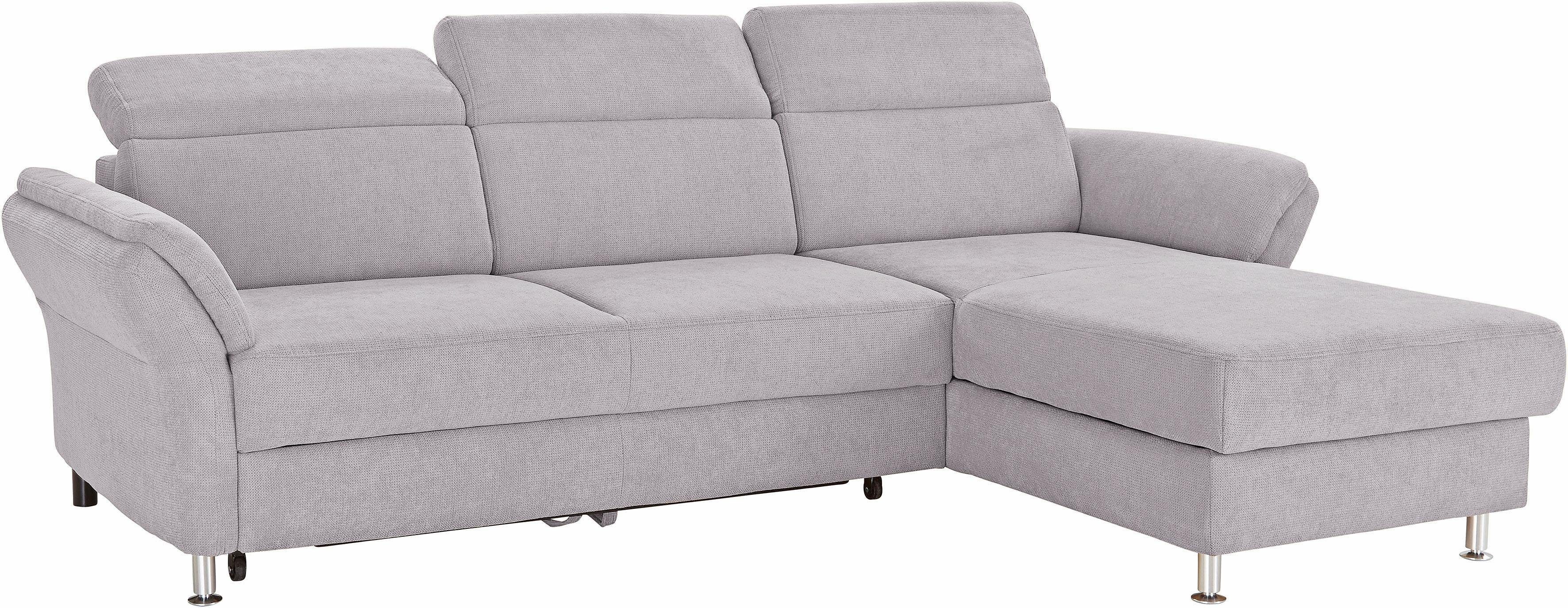 sit&more Ecksofa "Avignon L-Form" Kopfteilverstellung, wahlweise mit Bettfu günstig online kaufen