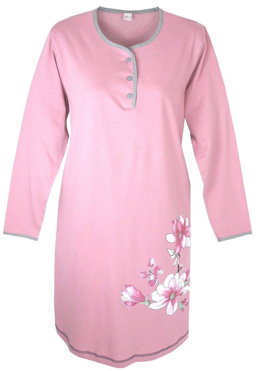 Consult-Tex Nachthemd Damen Baumwolle Jersey Nachthemd DW918 bequem zu tragen