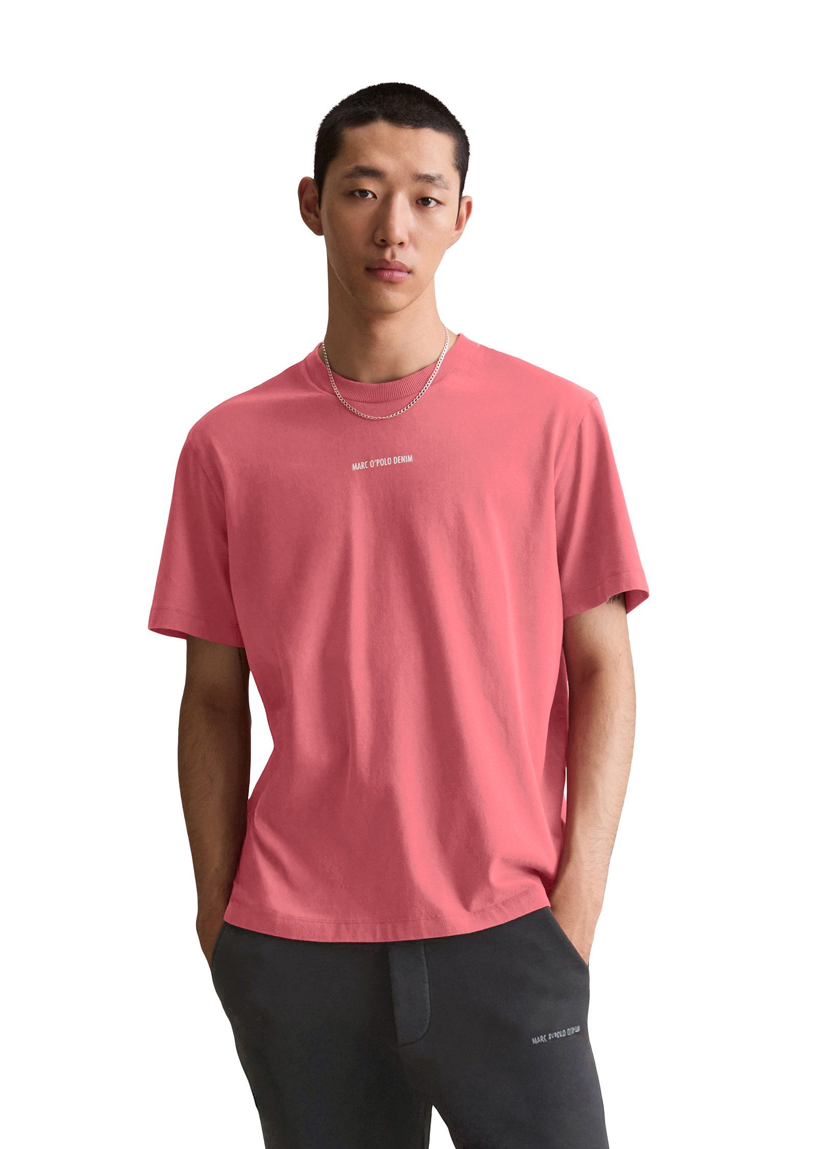 Marc O'Polo DENIM T-Shirt aus soft-touch Bio-Baumwolle