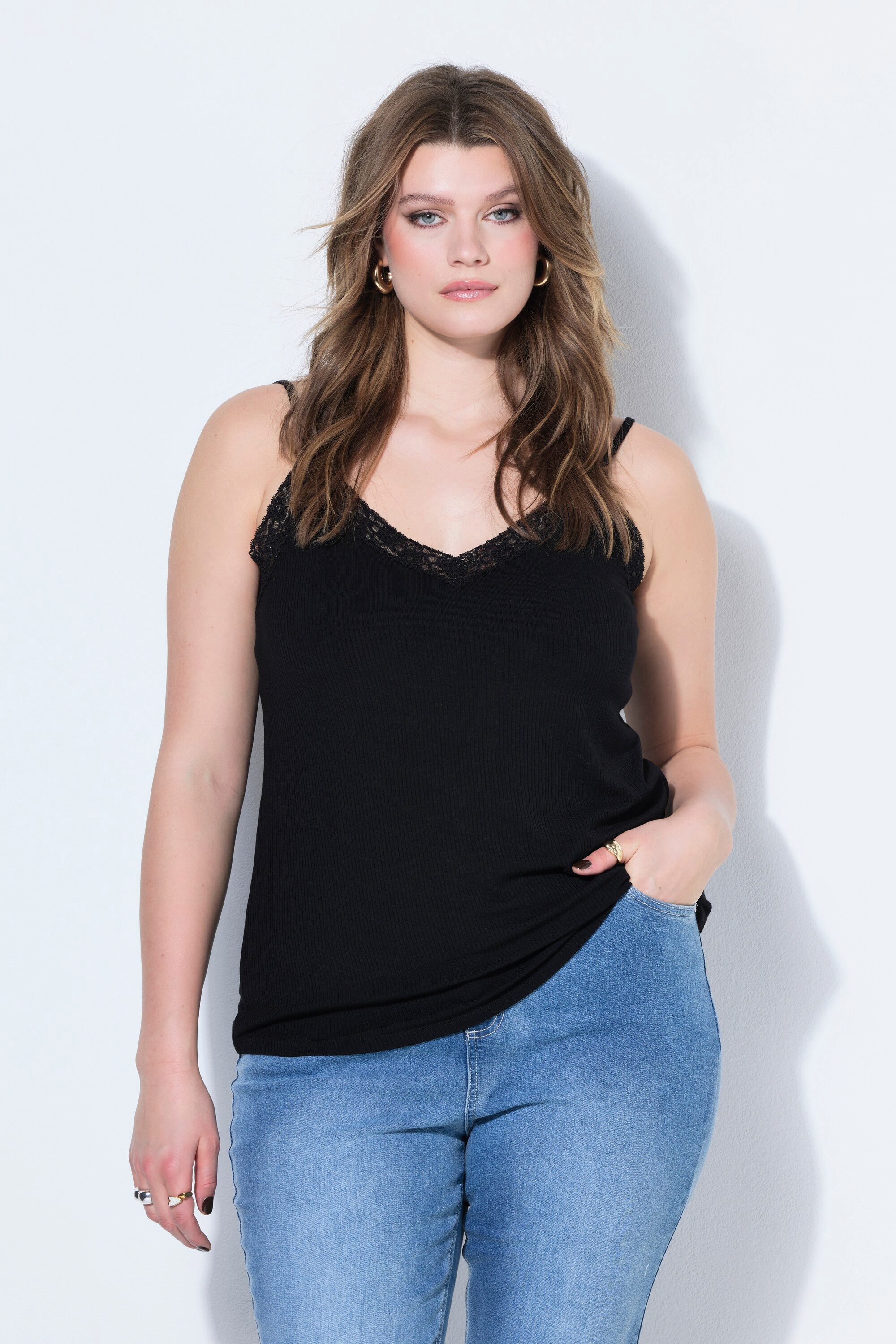 Studio Untold Longtop Top A-Shape Leo-Spitze