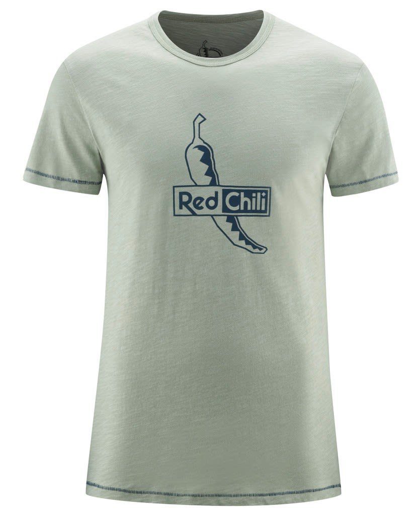 Herren Kurzarm-Shirt M Red Aqua Grey Satori - Chili Ii T-shirt Chili T-Shirt Red