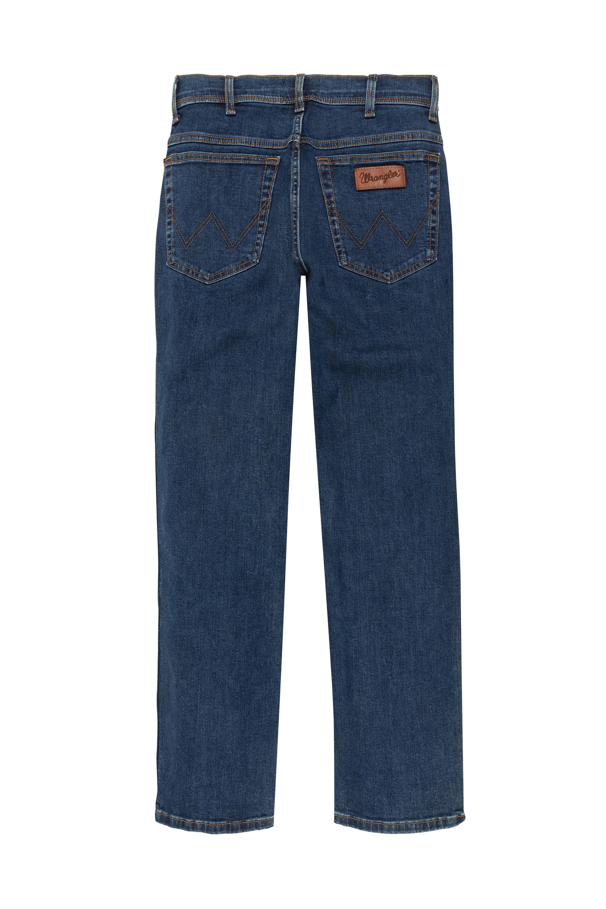 Wrangler Texas Stretch Herren Jeans - Regular Fit - Blue Black - Black Over günstig online kaufen