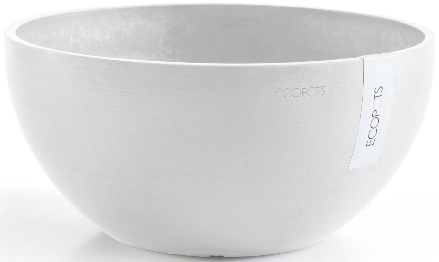 ECOPOTS Blumentopf Brussels 35 Weiß, für innen und außen: frostsicher, bruc günstig online kaufen