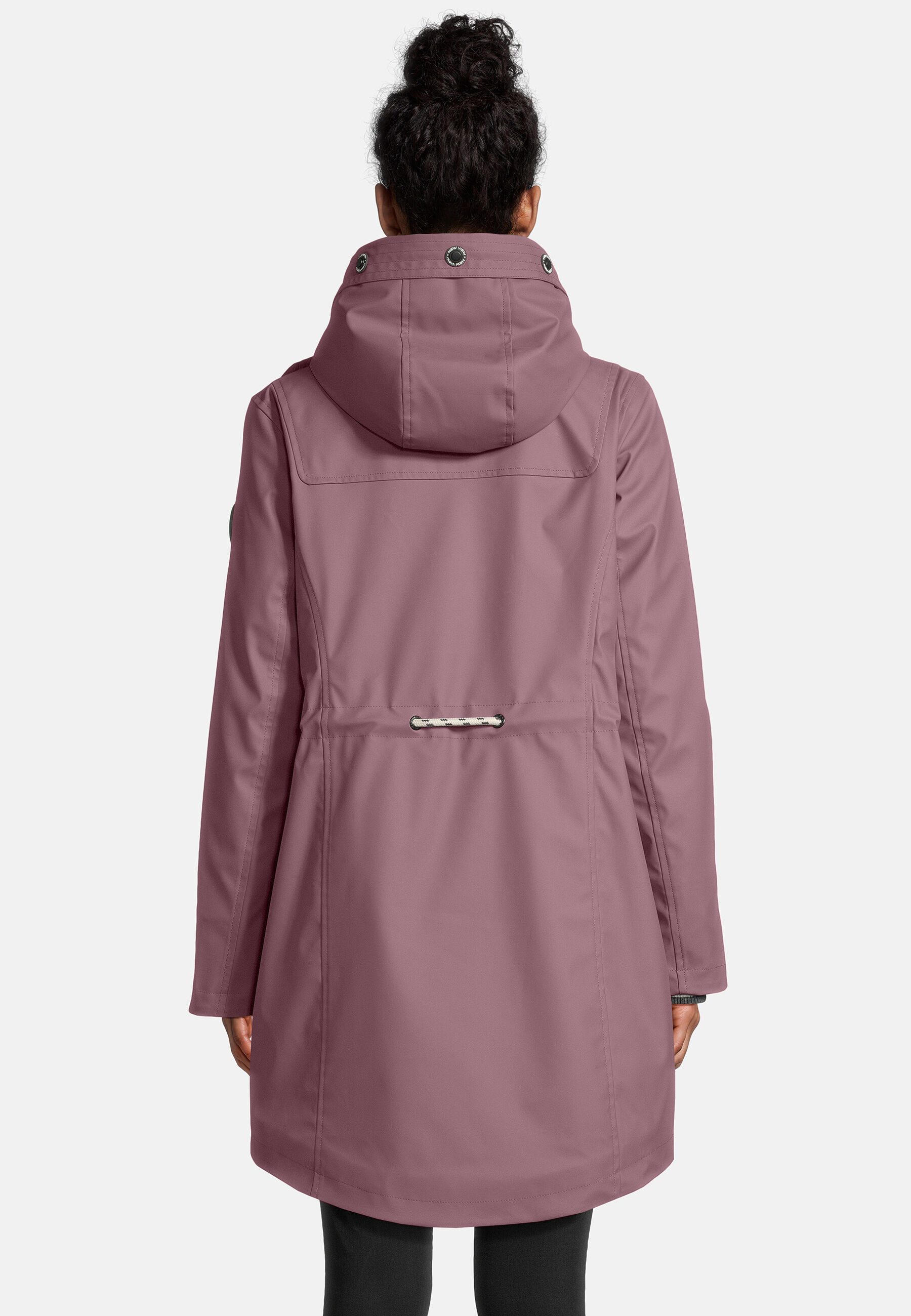 New View Regenjacke Lillie mit weitenregulierbarer Kapuze