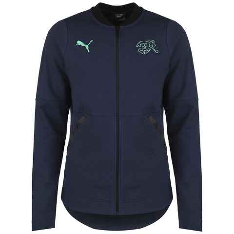 PUMA Sweatjacke SFV Schweiz Casuals Trainingsjacke EM 2021 Herren