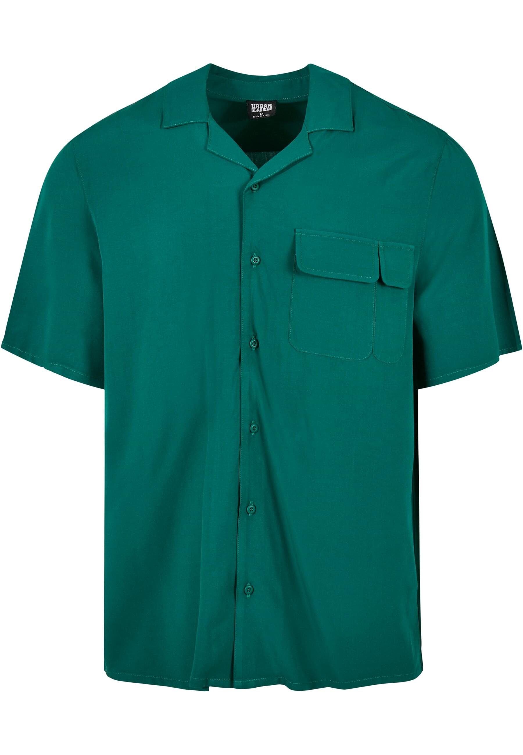 Langarmhemd Urban Classics Herren Viscose Camp Shirt