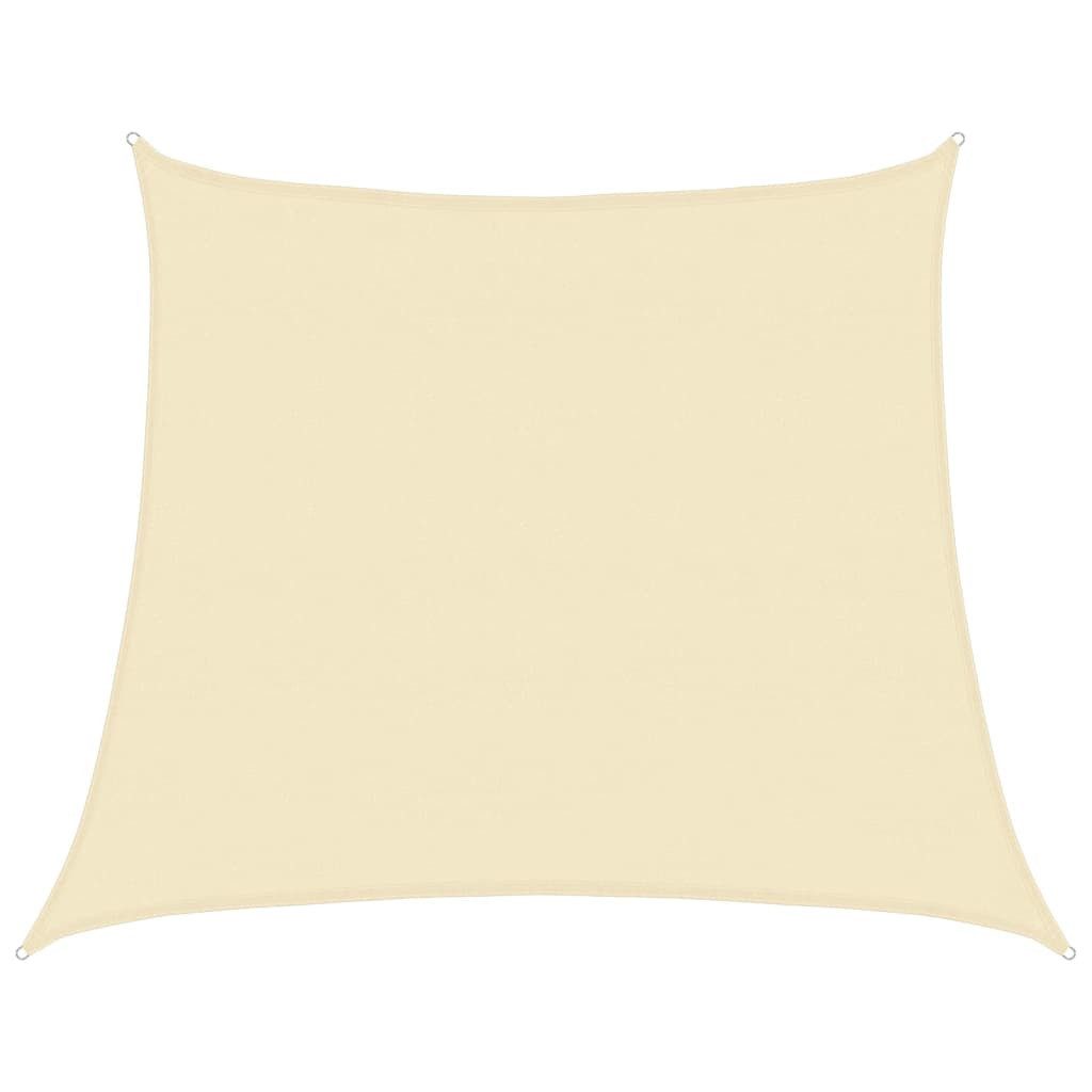 vidaXL Sonnensegel Sonnensegel 160 g/m² Creme 4/5x4 m HDPE, (1-tlg)