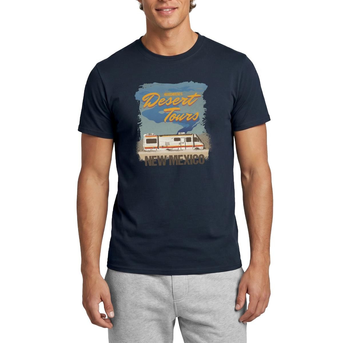 Spreadshirt T-Shirt Breaking Bad Desert Tours New Mexico Männer T-Shirt (1-tlg)