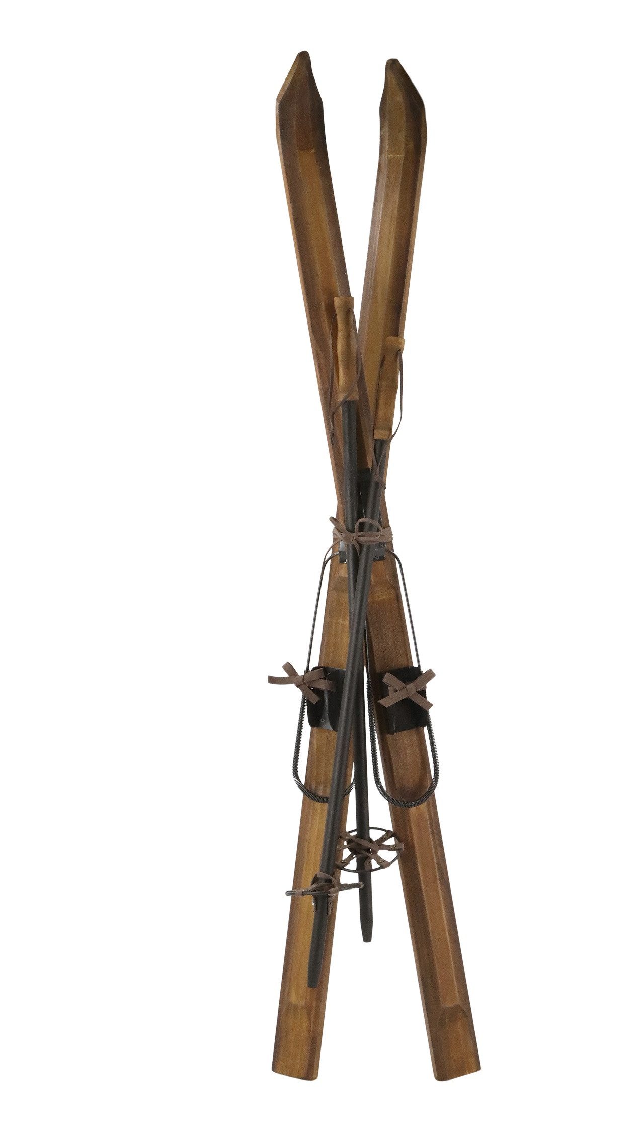 Chic Antique Dekoobjekt Chic Antique Deko Ski L 120cm Holz Vintage Winterdeko Weihnachtsdeko