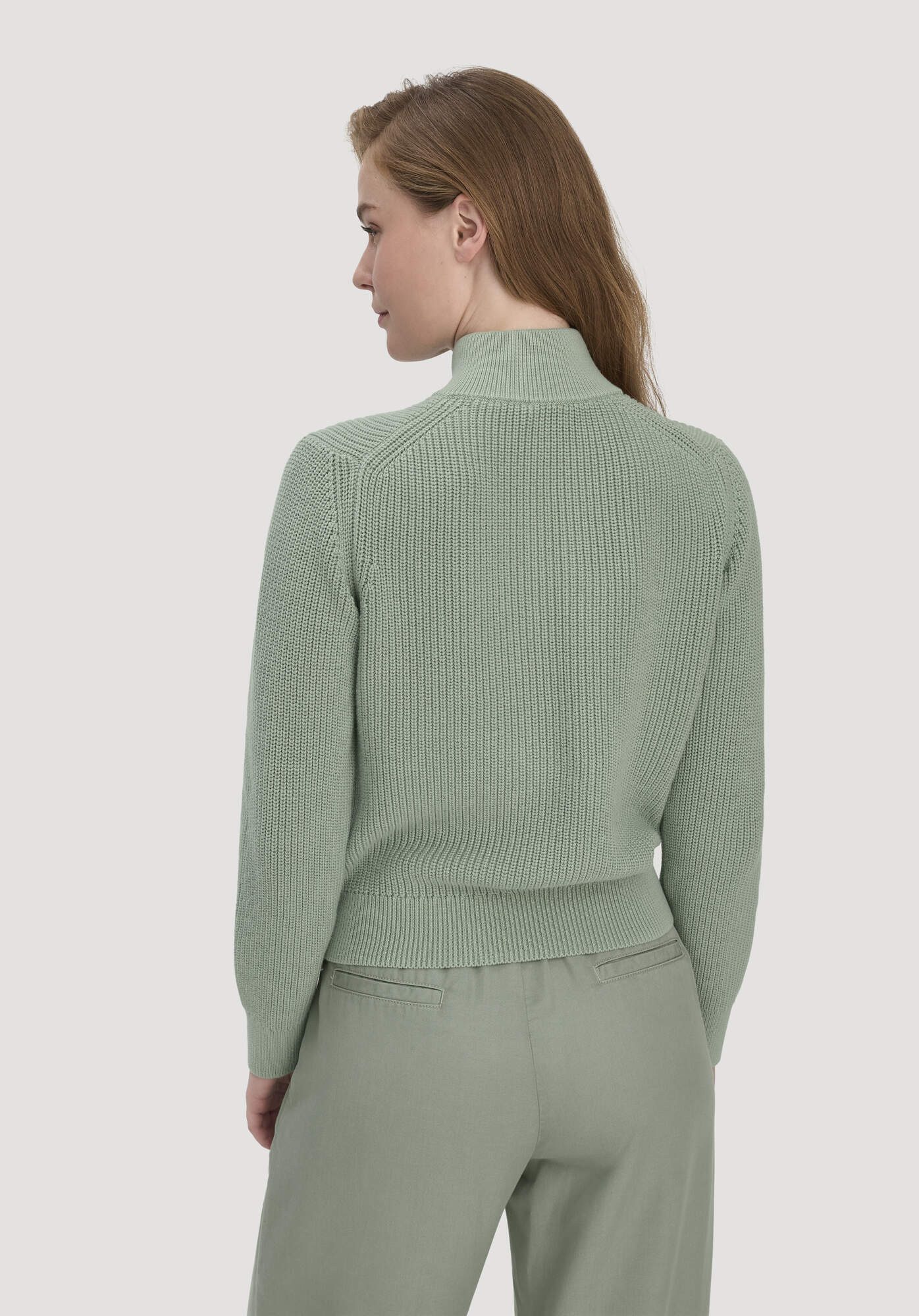 Hessnatur Strickjacke aus reiner Bio-Baumwolle (1-tlg) – Bild 5 von 5