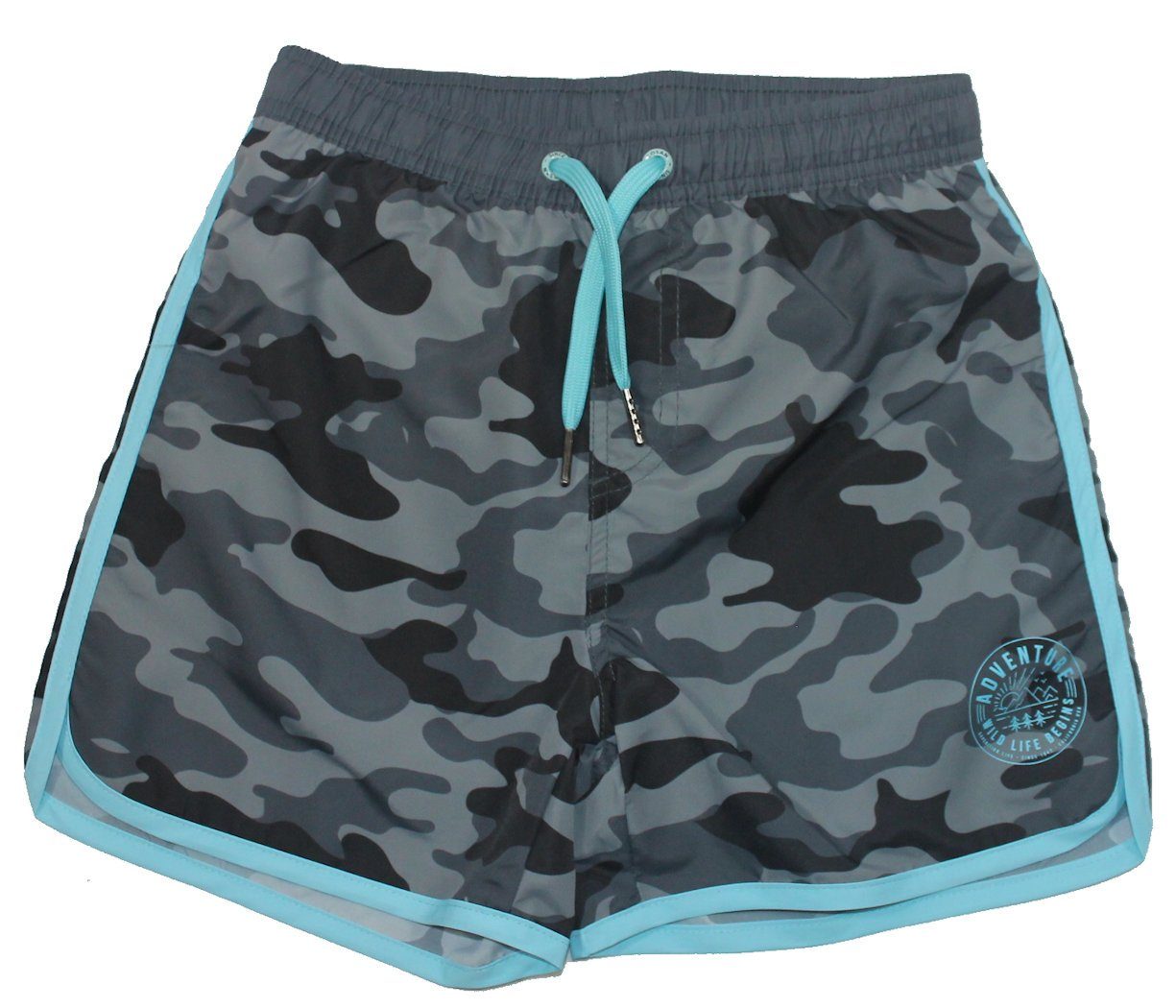 LOSAN Badeshorts Losan Boardshorts Camouflage Schwimmshorts Badehose grau blau