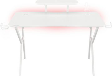 Genesis Gamingtisch HOLM 320 RGB weiß (120cm x 75cm)