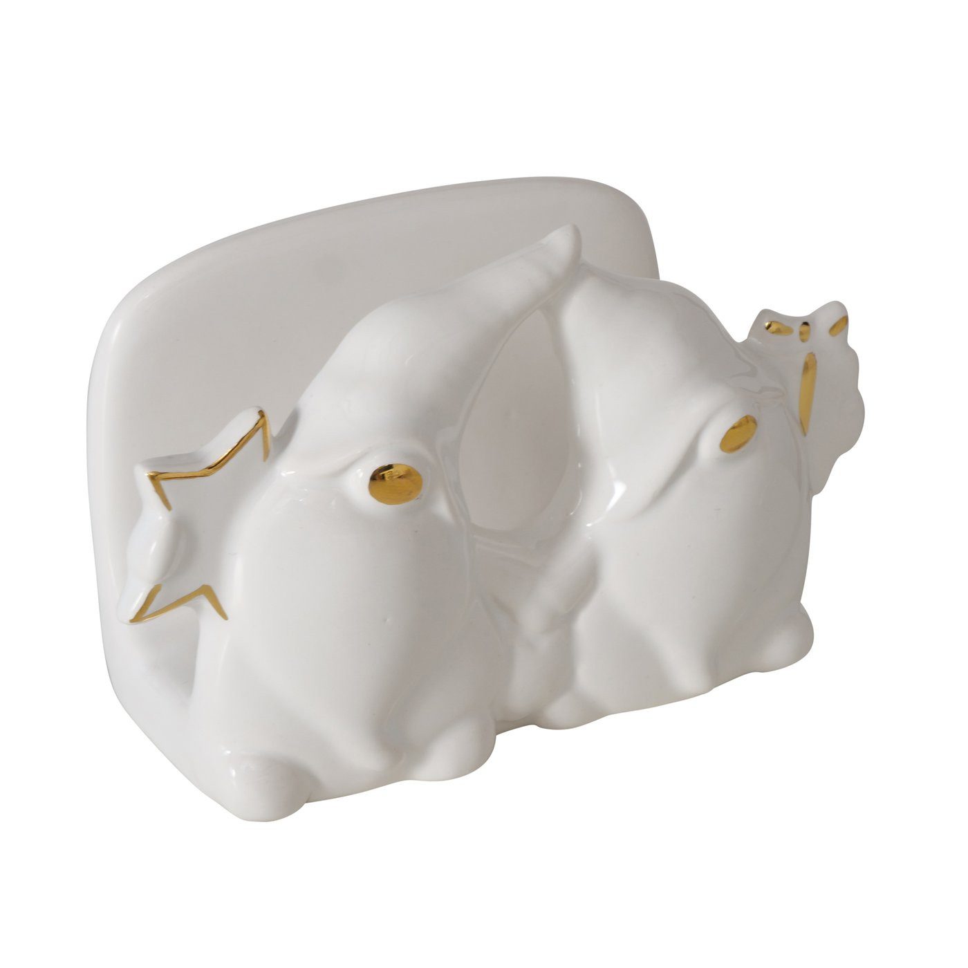 BOLTZE GRUPPE GmbH Serviettenhalter MADDY, Stein, mit Wichtelmännchen