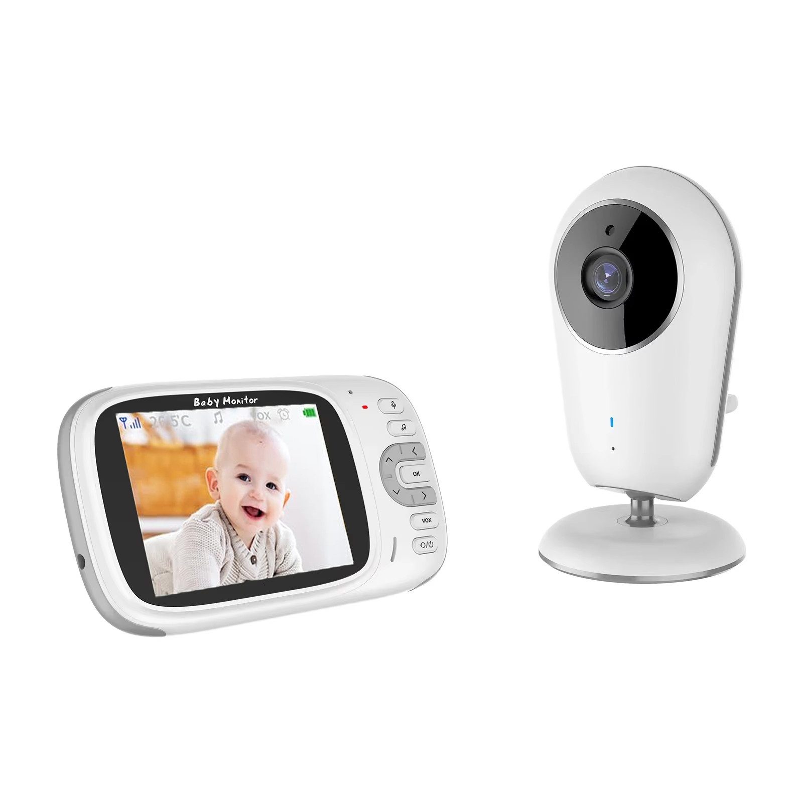 Babyphone Babyfon mit 3.2'' Video Baby Monitor Babyphone mit Kamera und Audio