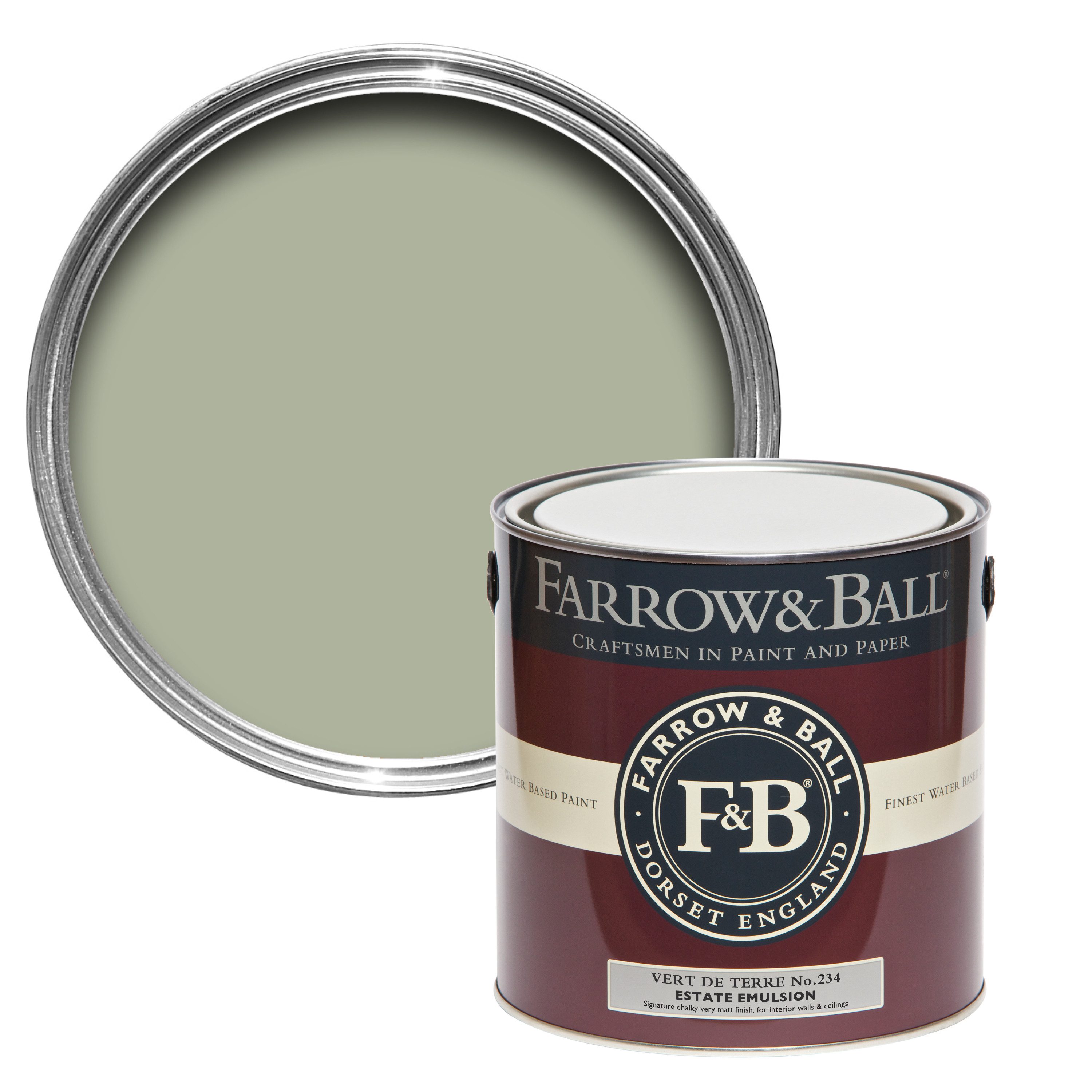 Farrow and Ball Wandfarbe Farrow and Ball - Vert de Terre 234