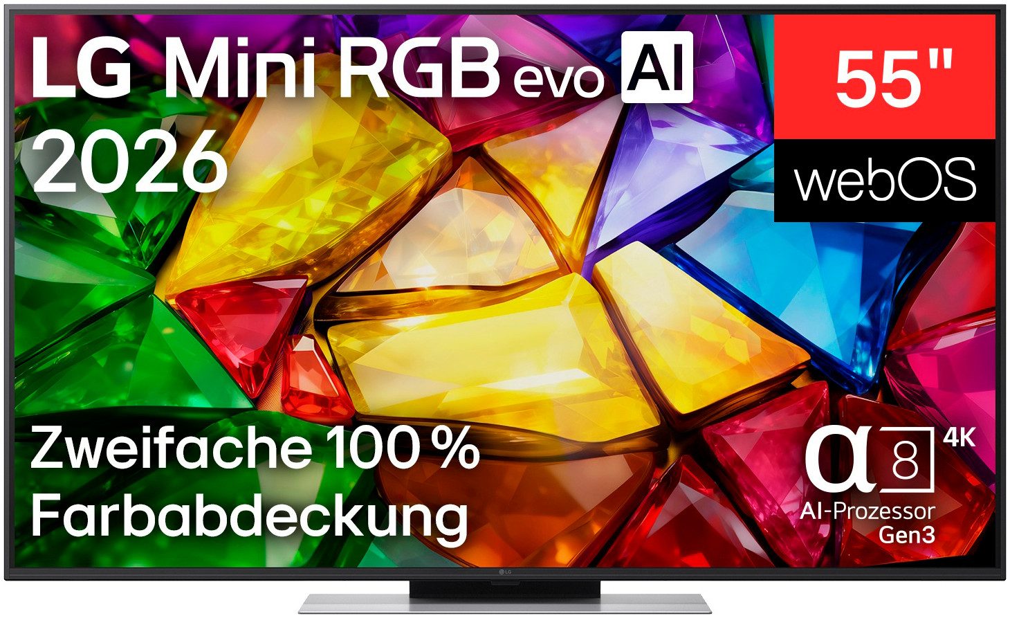 LG 55MRGB87B9B Mini-LED-Fernseher (139 cm/55 Zoll, 4K Ultra HD, Smart-TV)