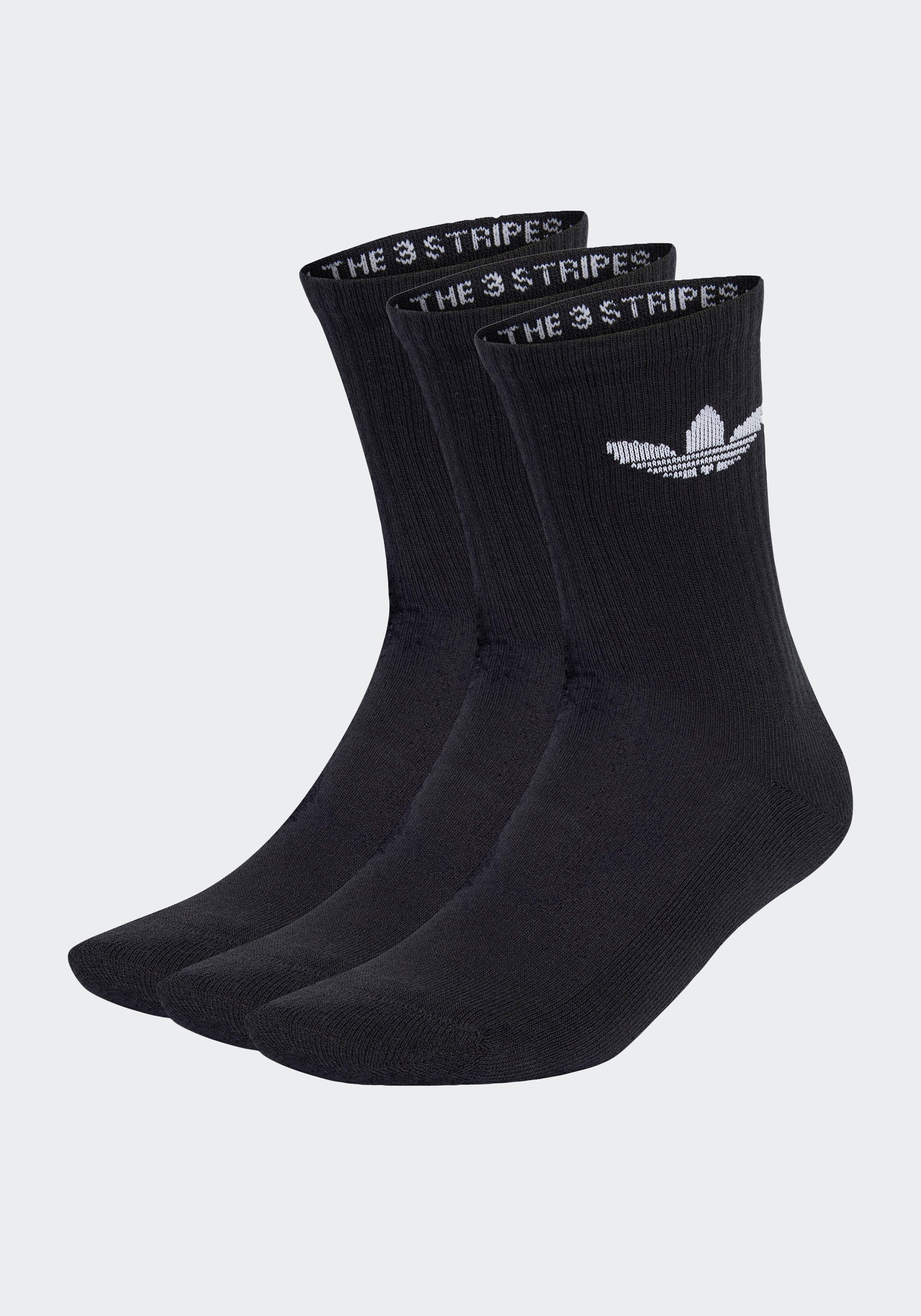 adidas Originals Sportsocken TREFOIL CUSHION CREW SOCKEN, 3 PAAR (3-Paar)