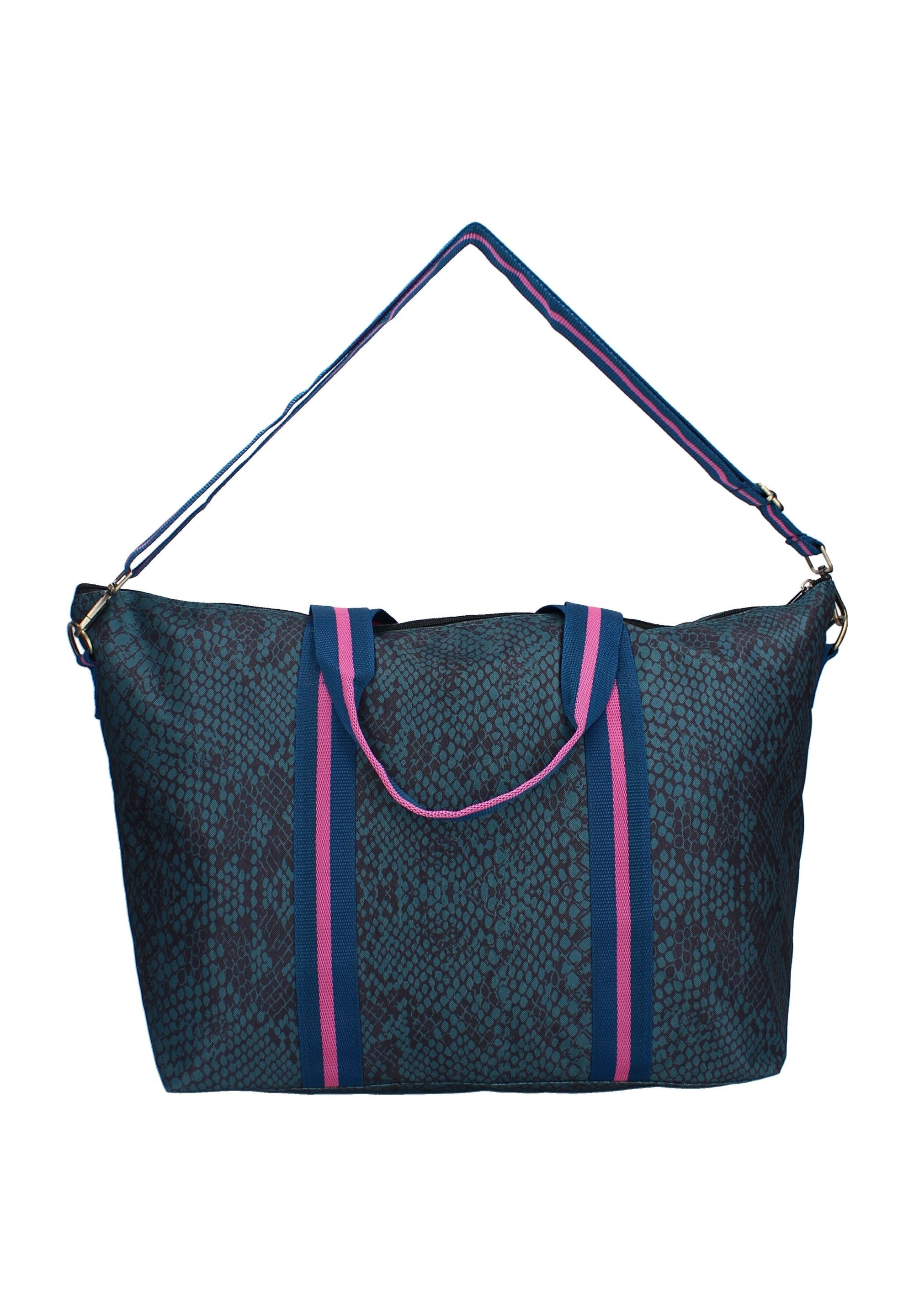 Vadobag Schultertasche Self Love Club, mit tollem Reptilien-Print