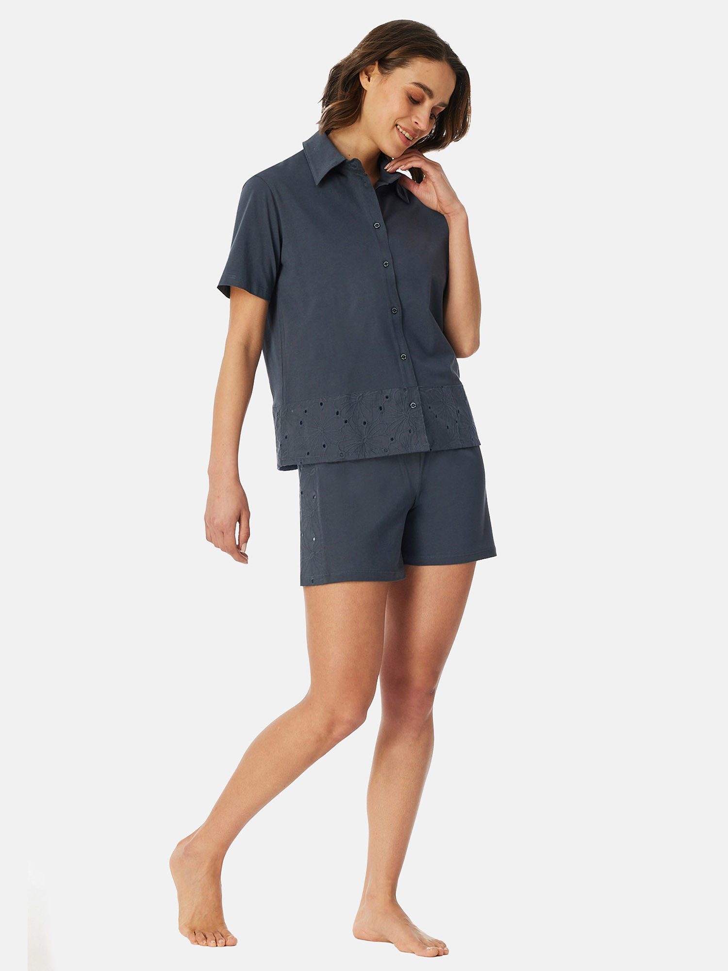 Schiesser Shorty Casual Nightwear (2 tlg) günstig online kaufen
