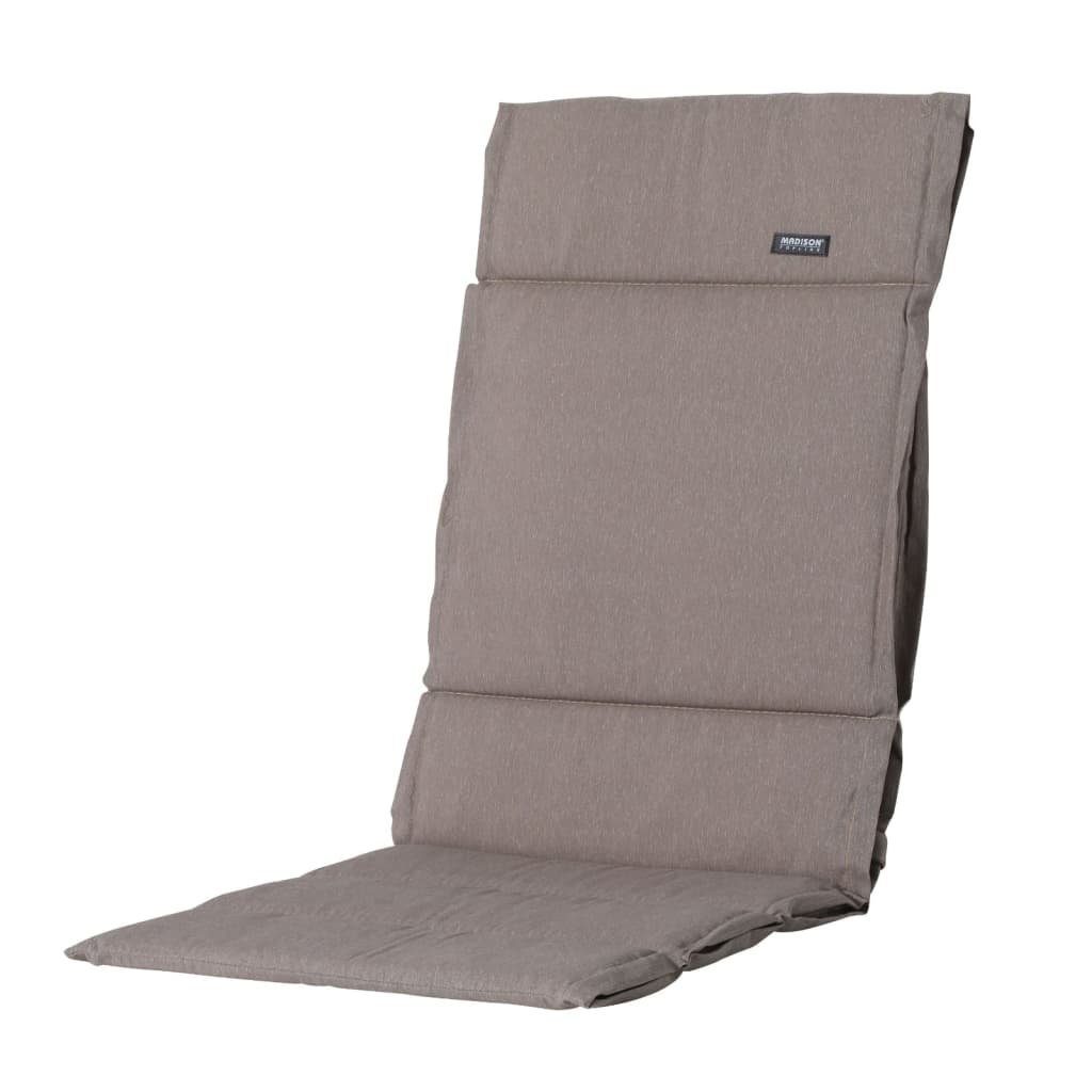 Madison Sitzauflage Stuhlauflage (1 Taupe, cm 125x50 Textil Panama St)